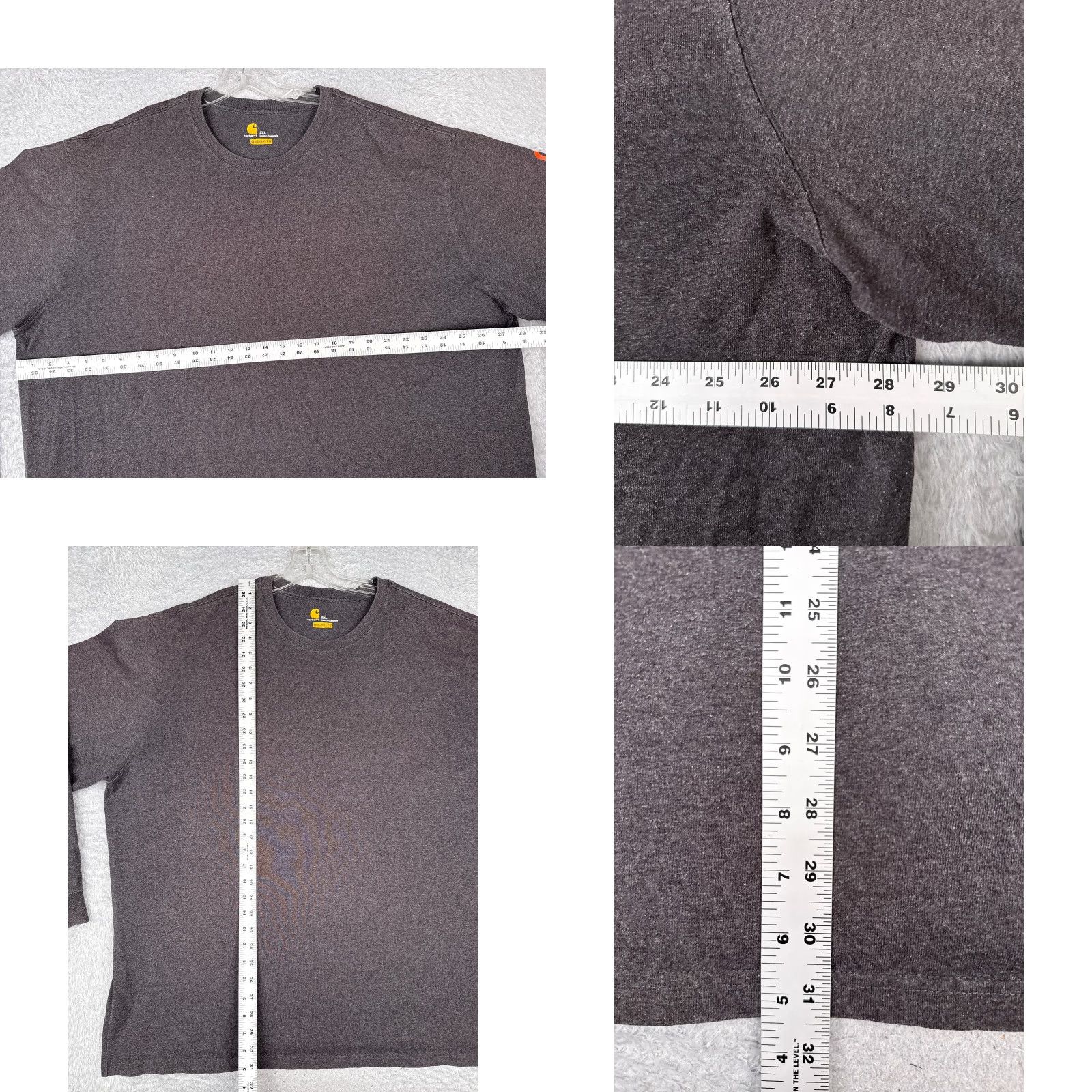 Carhartt Carhartt Shirt Men 2XL Gray Long Sleeve Crew Neck Cotton Blend Workwear Size US XXL / EU 58 / 5 - 8 Thumbnail