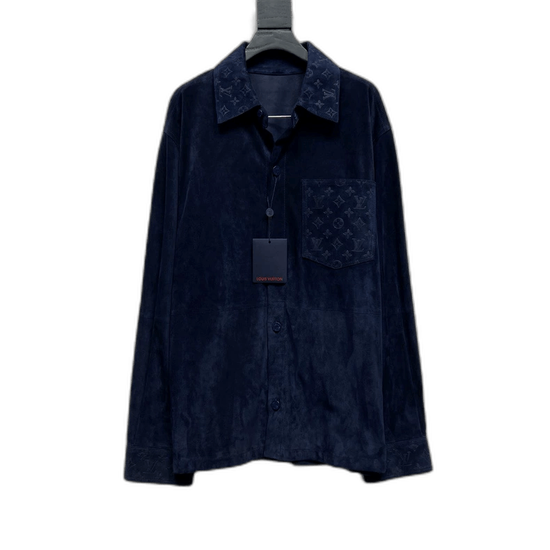 Louis Vuitton Louis Vuitton Suede Shirt Jacket Size 52 Size US L / EU 52-54 / 3 - 1 Thumbnail