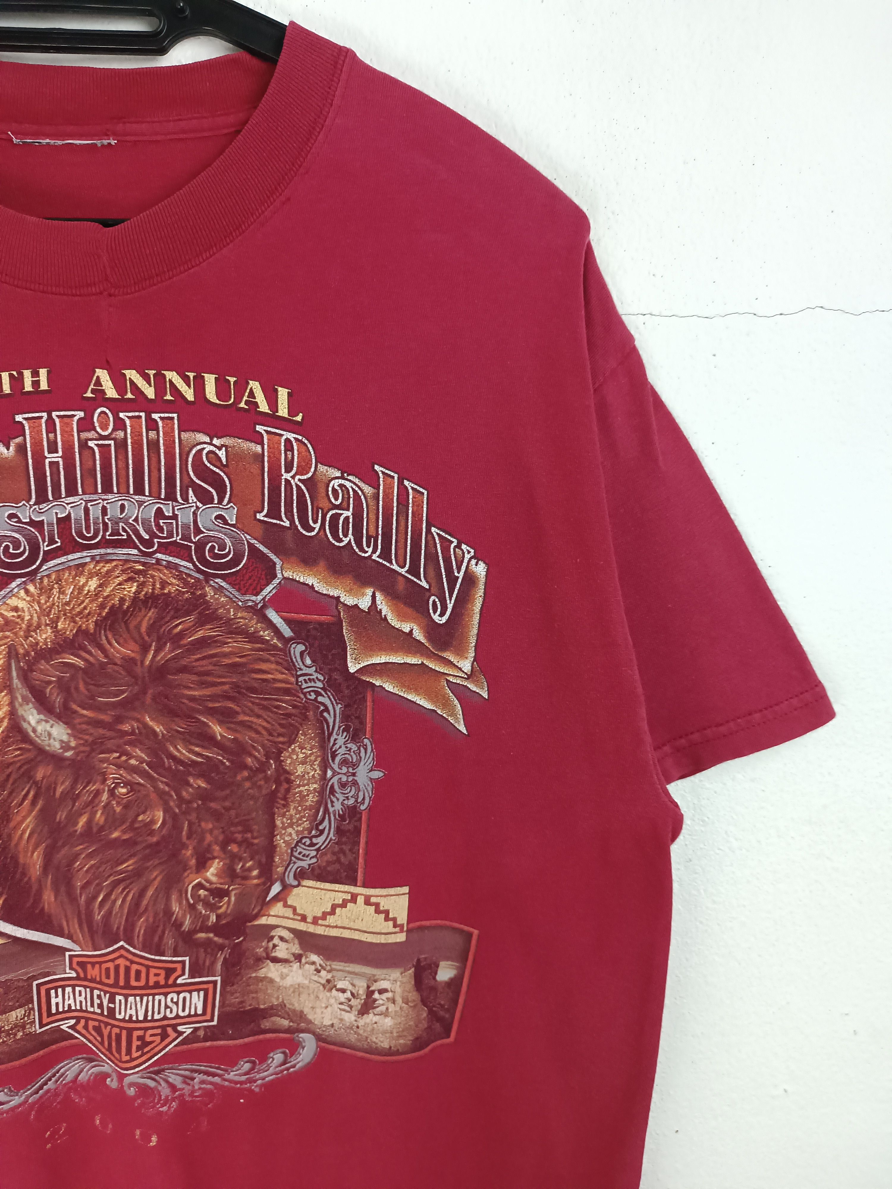 Harley Davidson THRASH FADED VINTAGE 2004 HARLEY DAVIDSON STURGIS CHOPPER Size US M / EU 48-50 / 2 - 14 Thumbnail