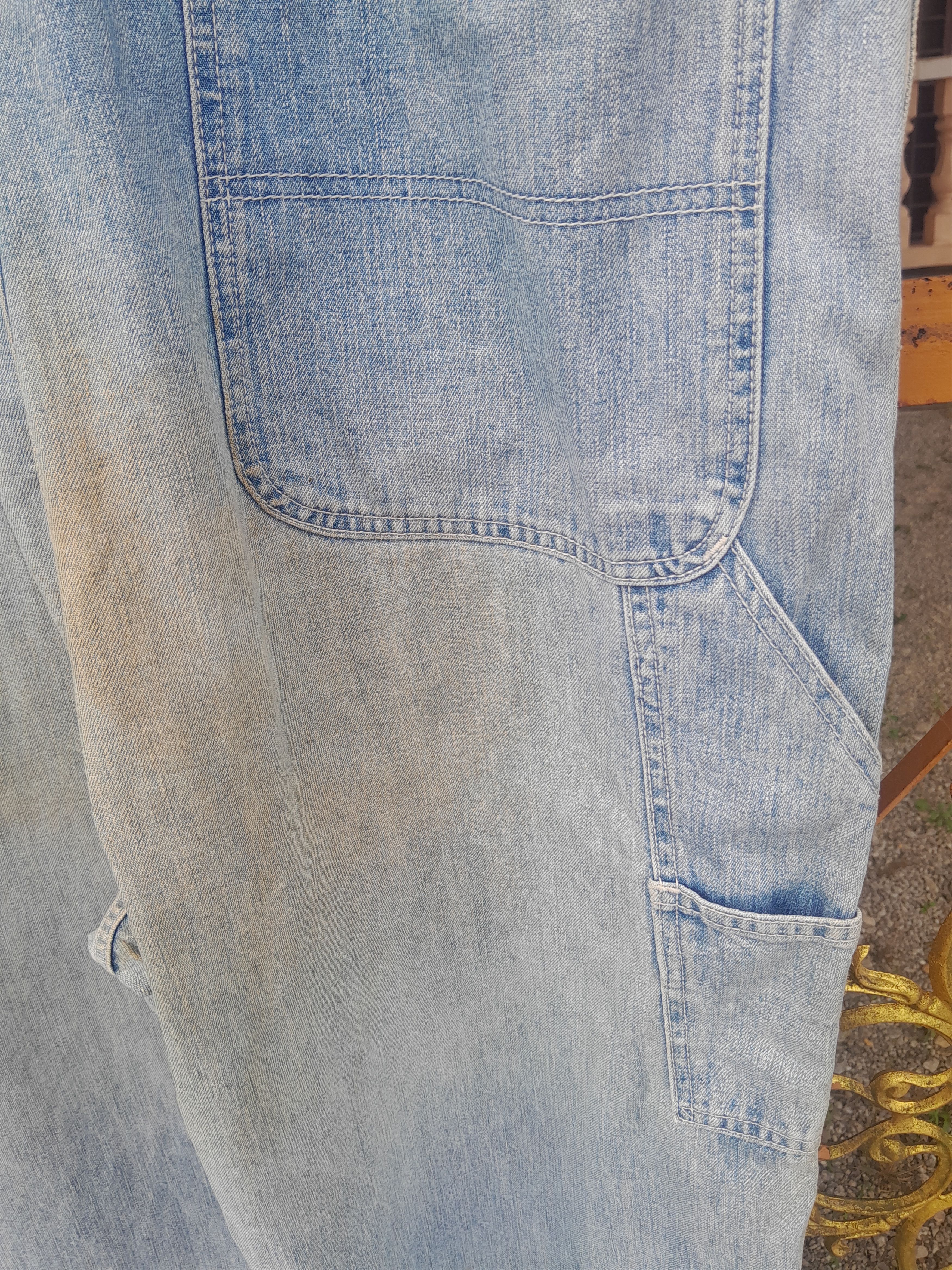 Vintage Vintage BIG JOHN scovvil button overall jeans denim Size US 40 / EU 56 - 4 Thumbnail