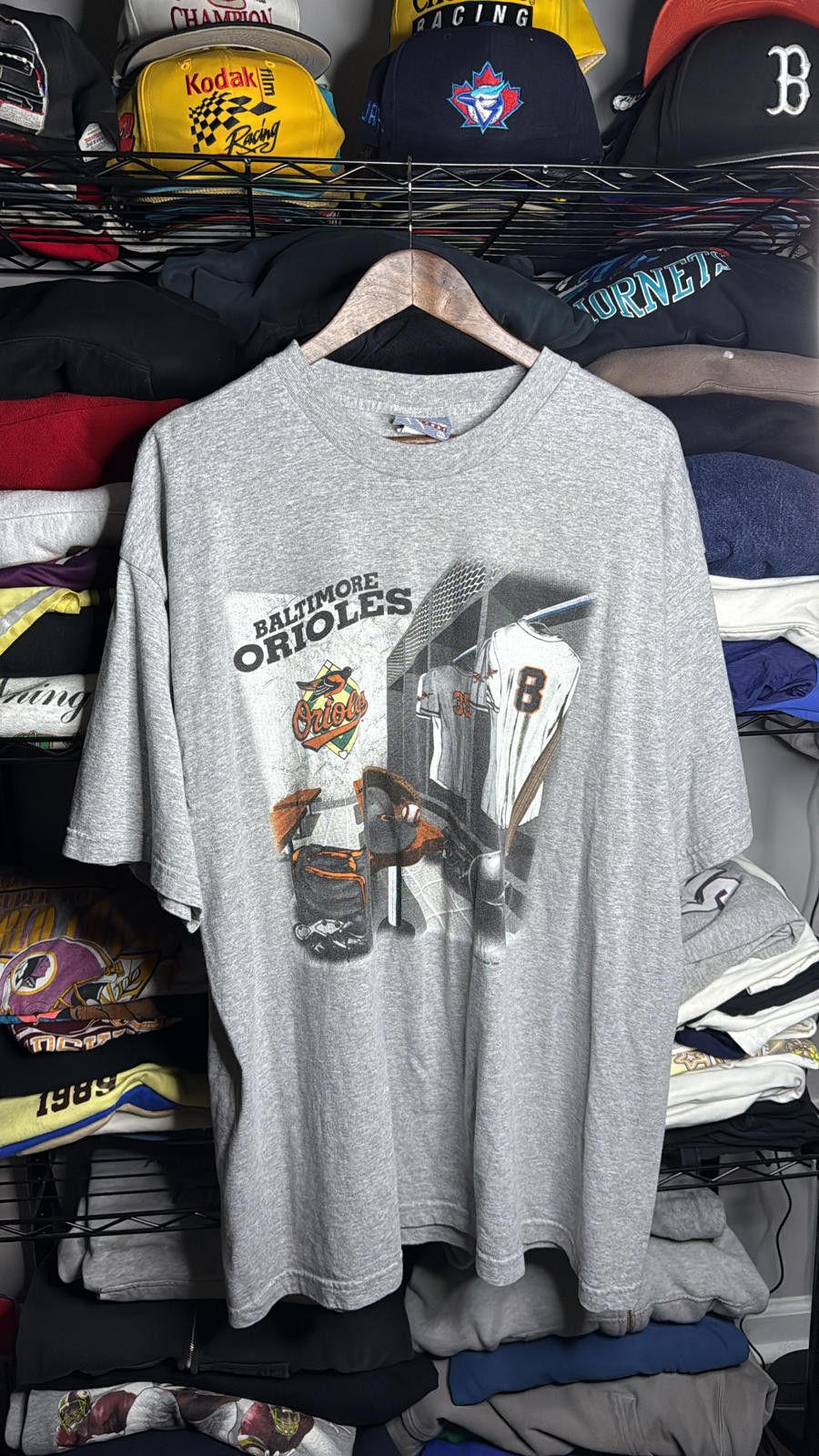 Designer Vintage 90's Baltimore Orioles T-shirt Size US XXL / EU 58 / 5 - 1 Thumbnail