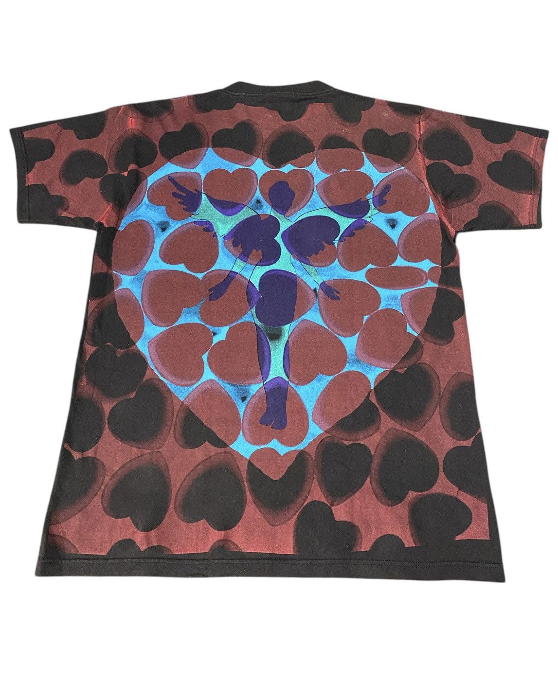 Nirvana × Vintage Vintage 93 Nirvana Heart Shape Box All Over Print Shirt Size US L / EU 52-54 / 3 - 13 Thumbnail