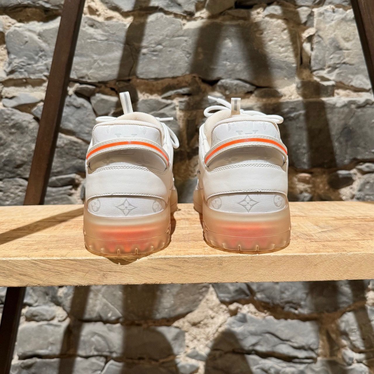 Louis Vuitton Louis Vuitton x Lucien Clark White Leather "A View" Sneakers Size US 8.5 / EU 41-42 - 6 Thumbnail