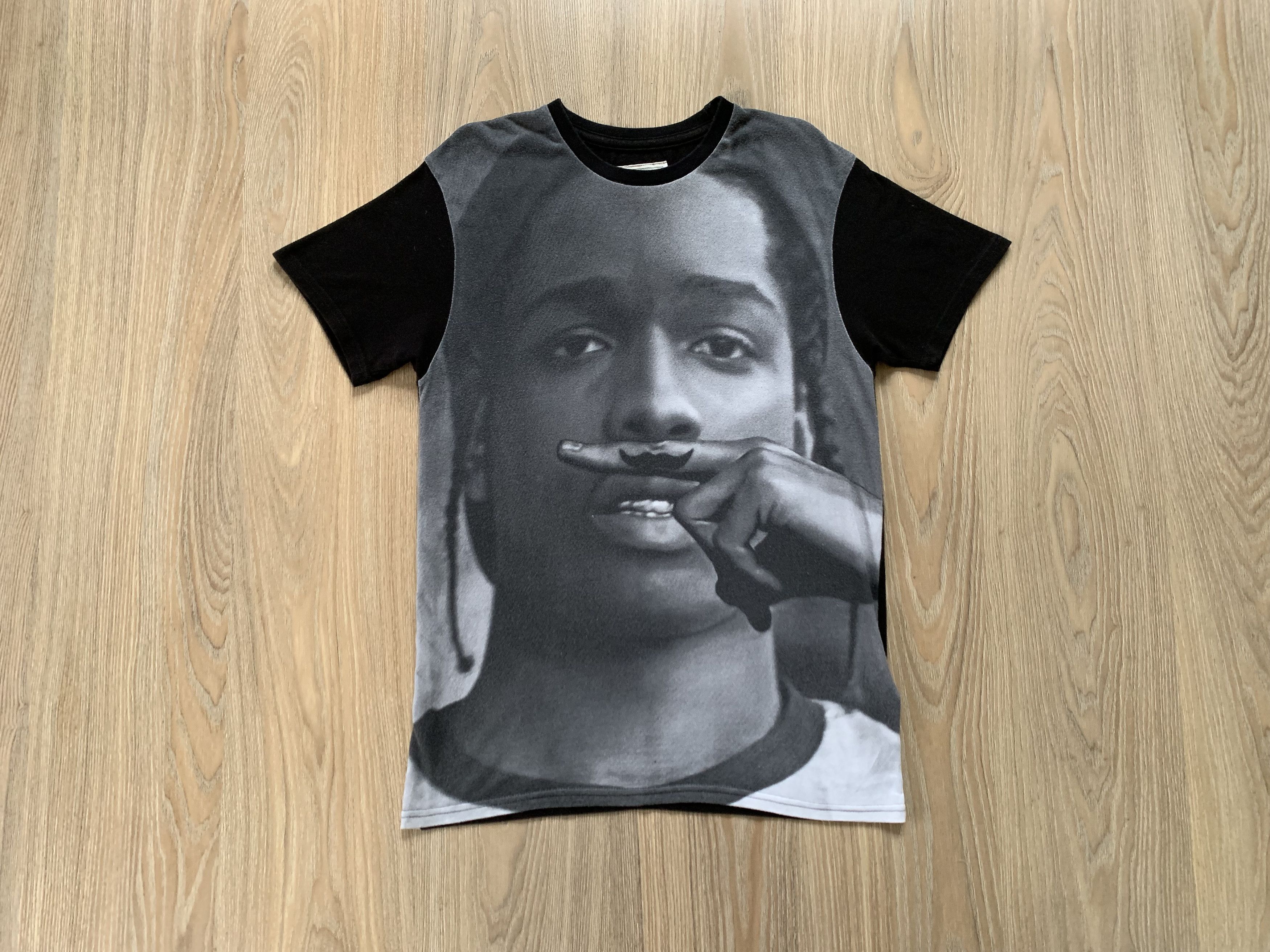 A$AP Rocky × Rap Tees Vintage ASAP Rocky Overprint T Shirt Size US S / EU 44-46 / 1 - 12 Thumbnail