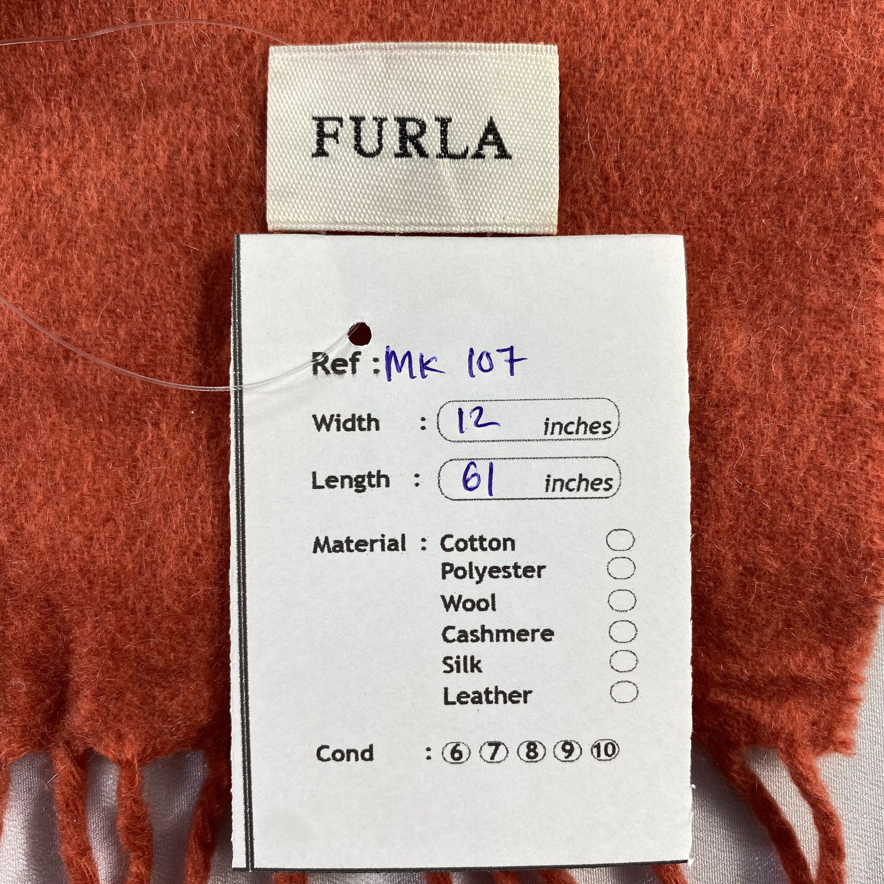 Furla Furla Scarf Neck Wrap Cashmere Muffler Size ONE SIZE - 7 Thumbnail
