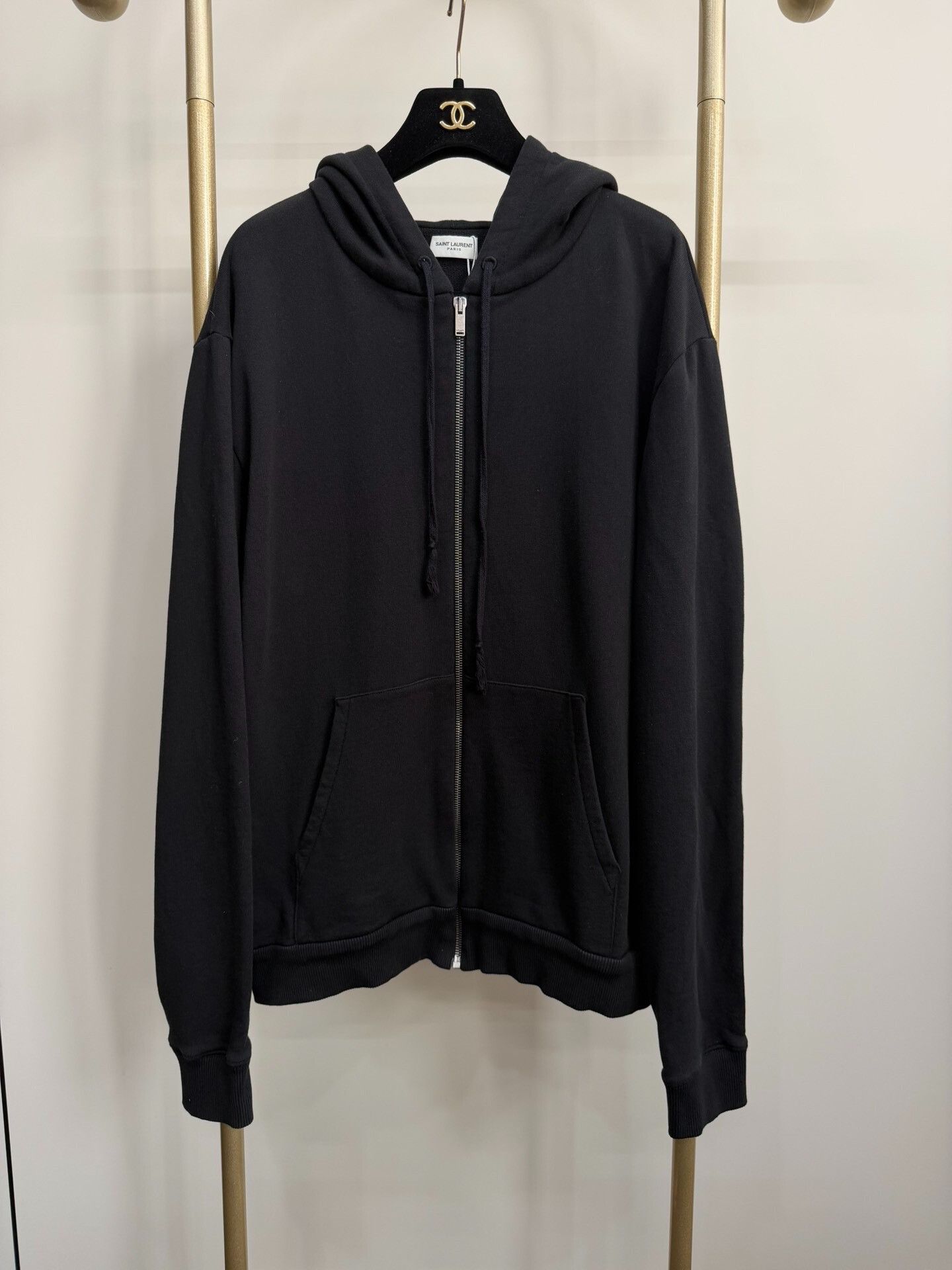 Yves Saint Laurent Saint Laurent YSL Logo Zip Hoodie XXL Size US XXL / EU 58 / 5 - 1 Thumbnail