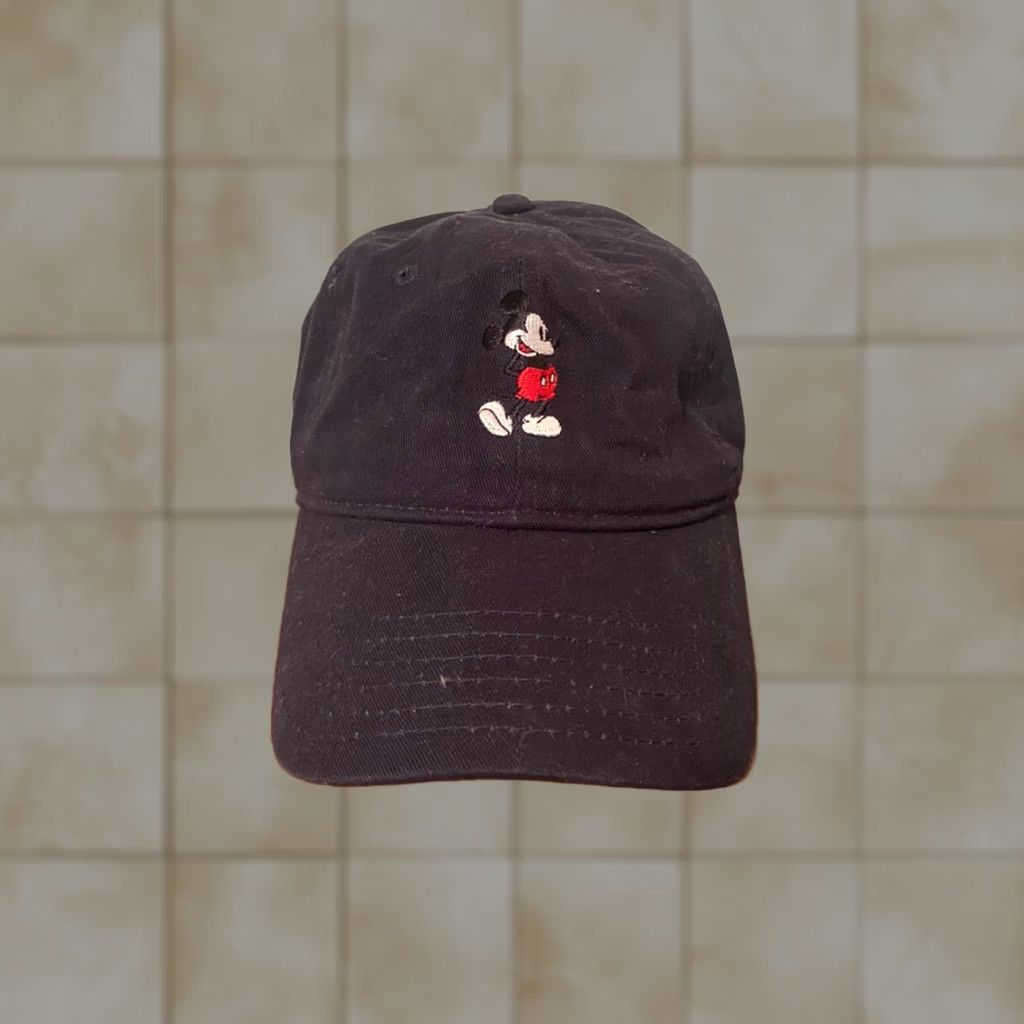 Disney Disney Mickey Mouse Baseball Cap Hat Adult Mens Adjustable Navy Blue Cap Size ONE SIZE - 1 Thumbnail