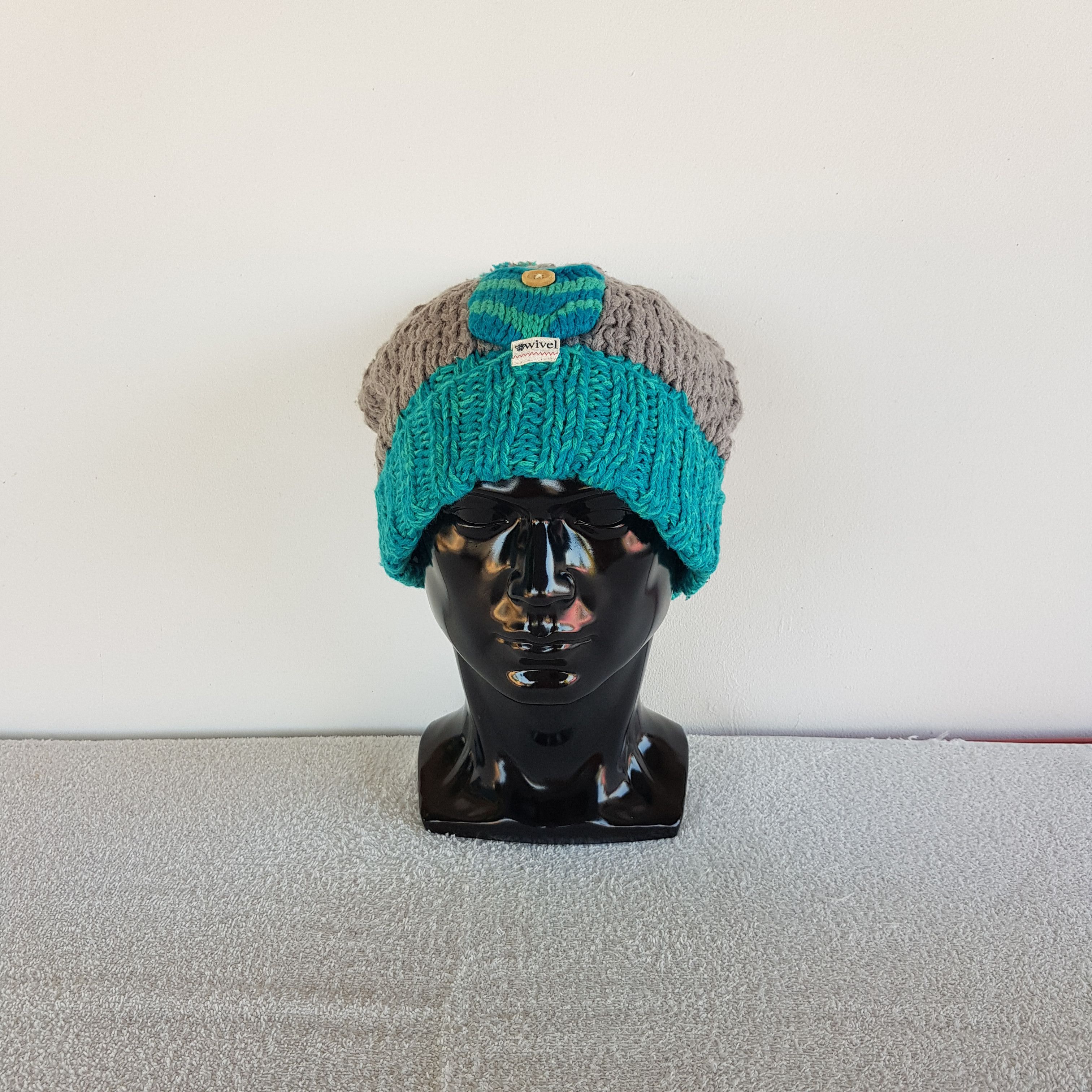 Japanese Brand Vintage Japanese Beanie Knitted Snow Caps Crochets Hats Size ONE SIZE - 2 Thumbnail