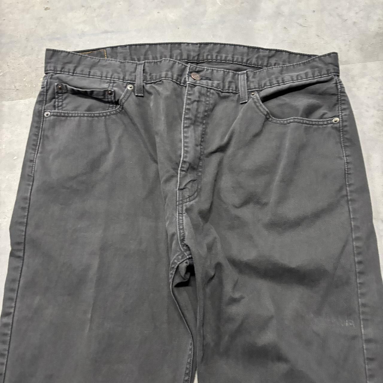 Levi's × Vintage Crazy Vintage Y2K/2000s Dark Grey Levis Streetwear Denim Jeans! Size US 38 / EU 54 - 5 Thumbnail