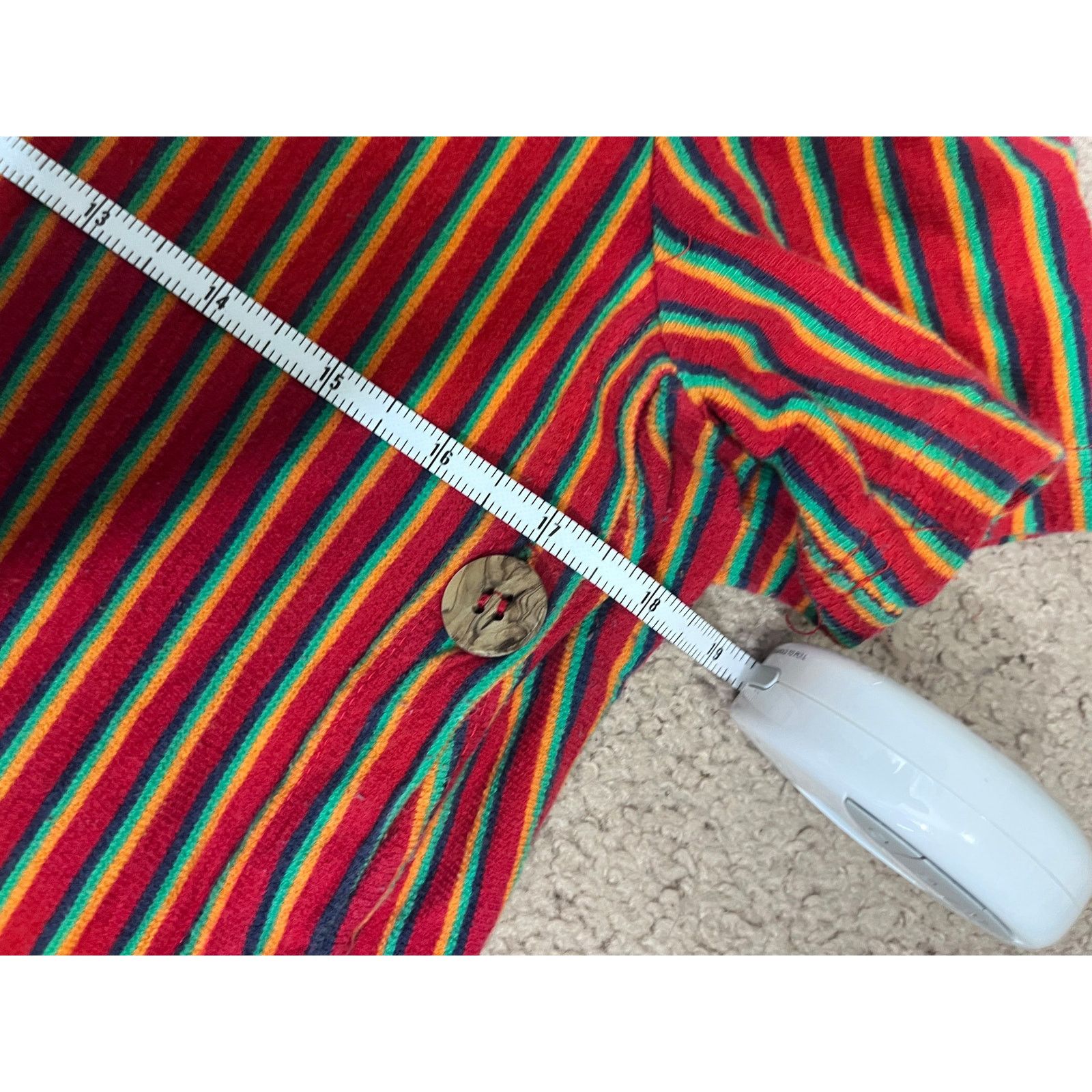 Zara Zara Retro Striped Trafaluc Midi Button Side Dress L Size L / US 10 / IT 46 - 4 Thumbnail