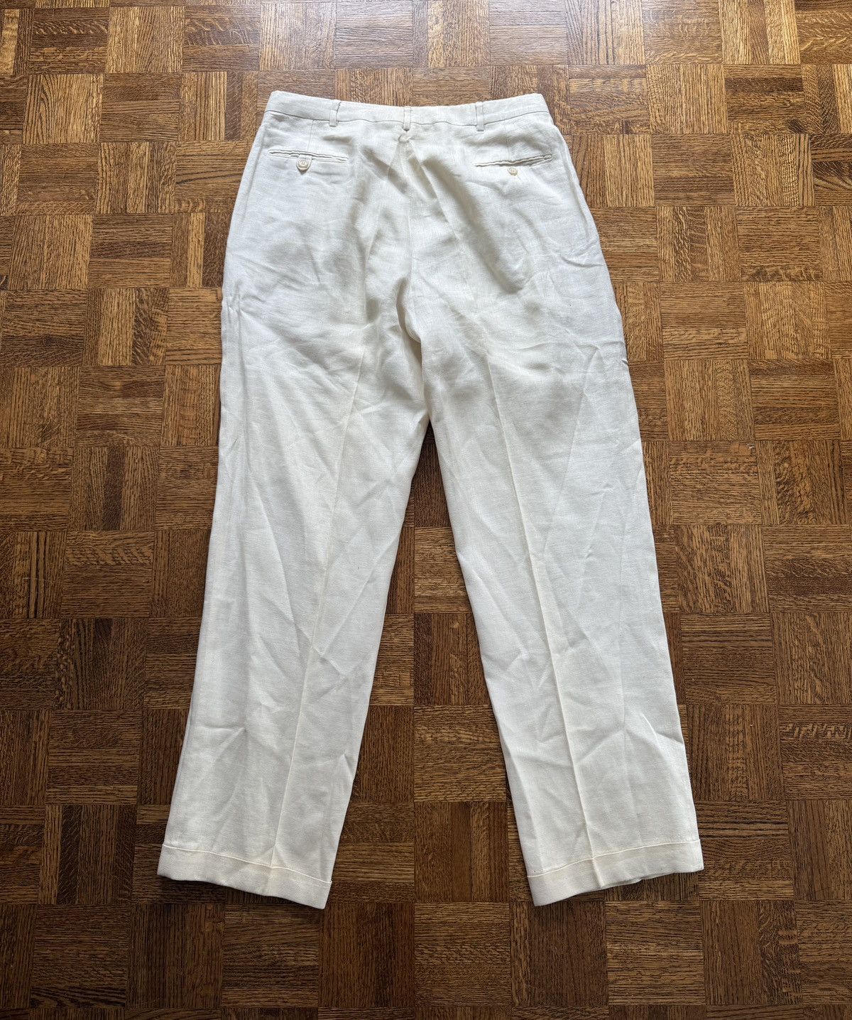 Polo Ralph Lauren Vintage 80s Polo Ralph Lauren Twill Pleated Pants Size US 34 / EU 50 - 10 Thumbnail