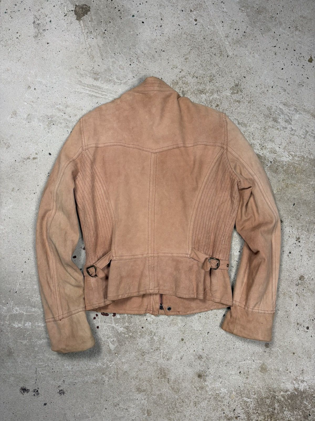 Dolce & Gabbana Vintage 2000s Dolce & Gabbana Suede Leather Utility Jacket Size M / US 6-8 / IT 42-44 - 2 Thumbnail