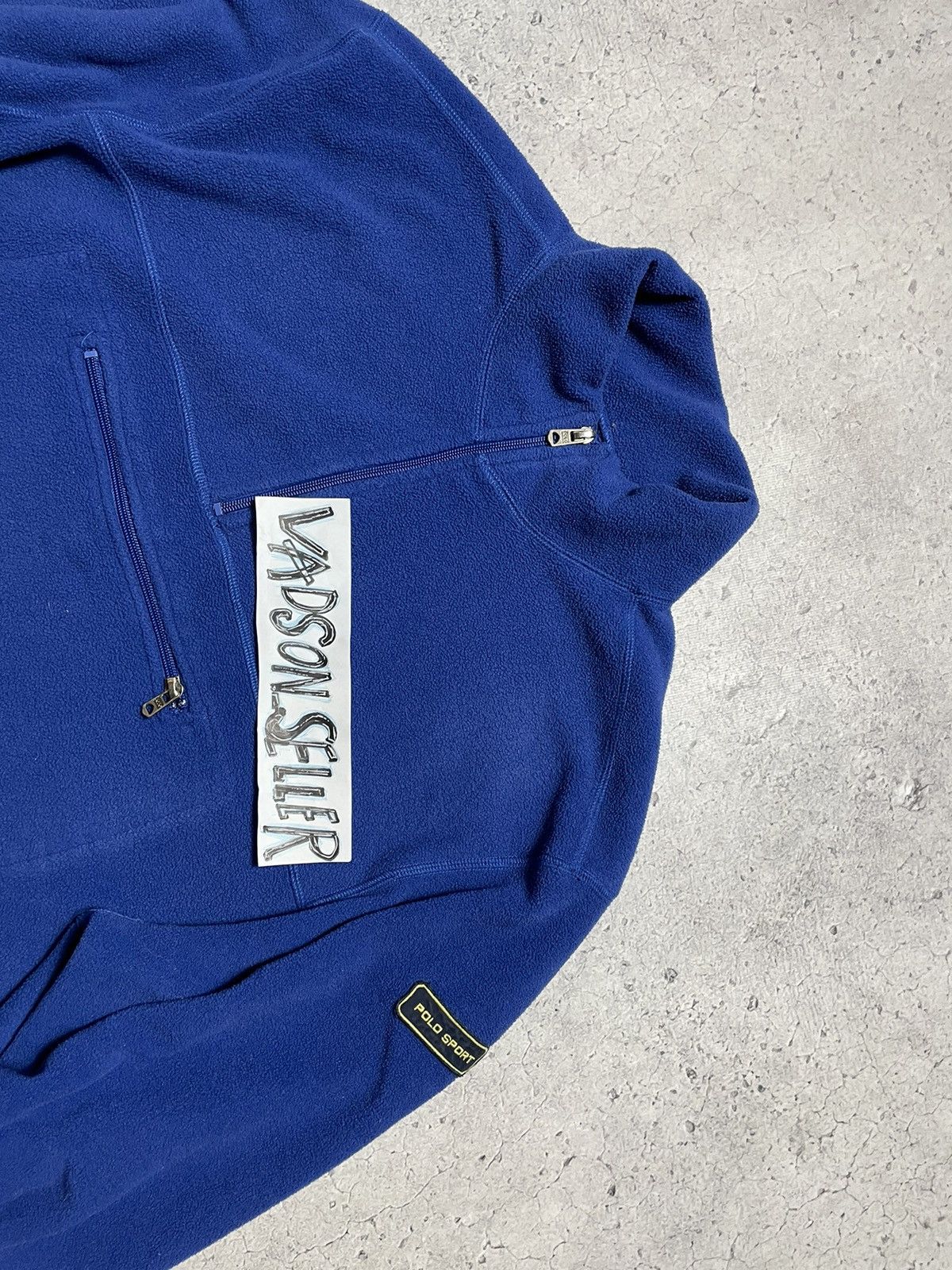 Polo Ralph Lauren × Ralph Lauren × Vintage Vintage Fleece Jacket Polo Sport Ralph Lauren 1/3 Zip Y2K Size US L / EU 52-54 / 3 - 9 Thumbnail