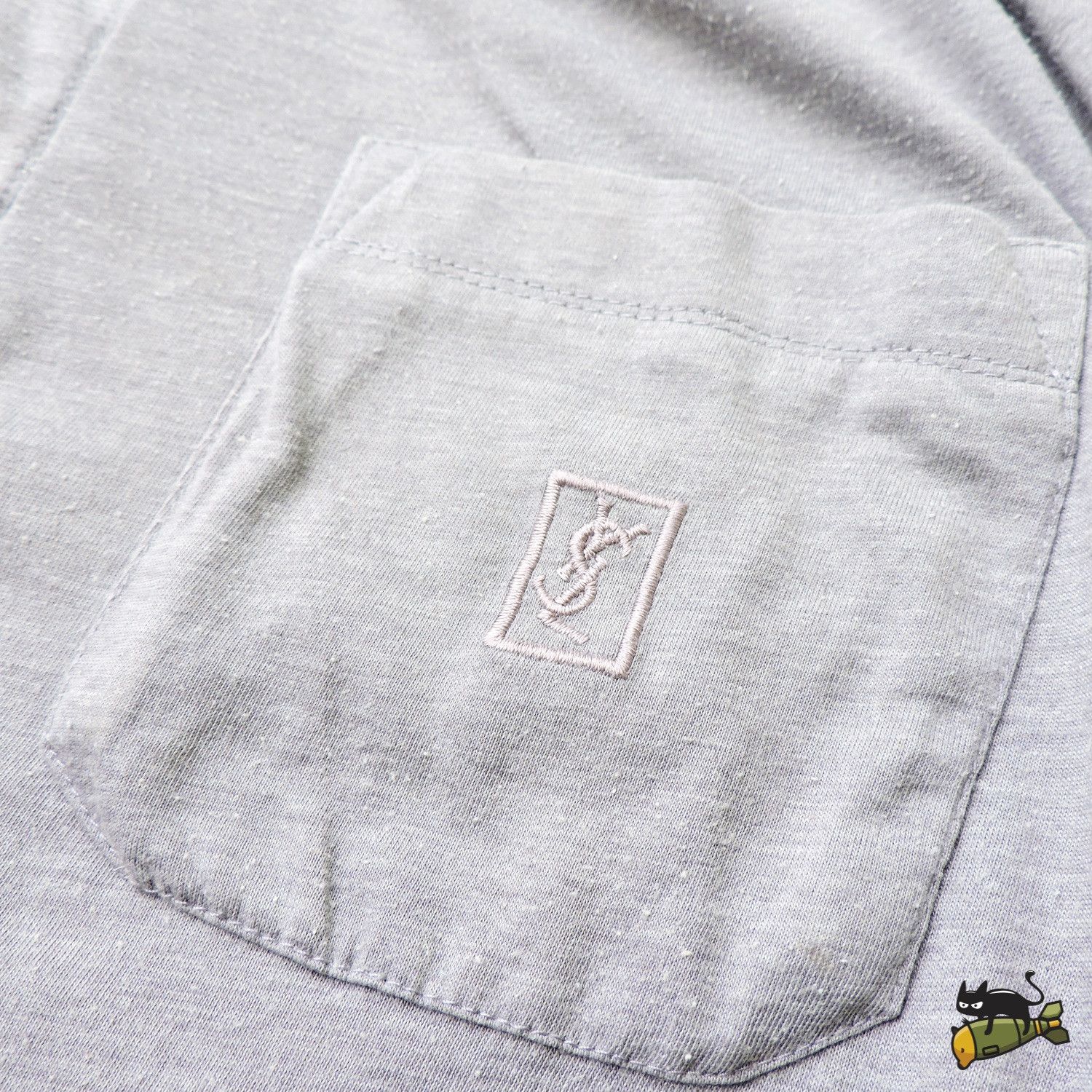 Yves Saint Laurent YVES SAINT LAURENT MONSIEUR SMALL LOGO BOX POLO SHIRT Size US XL / EU 56 / 4 - 4 Thumbnail
