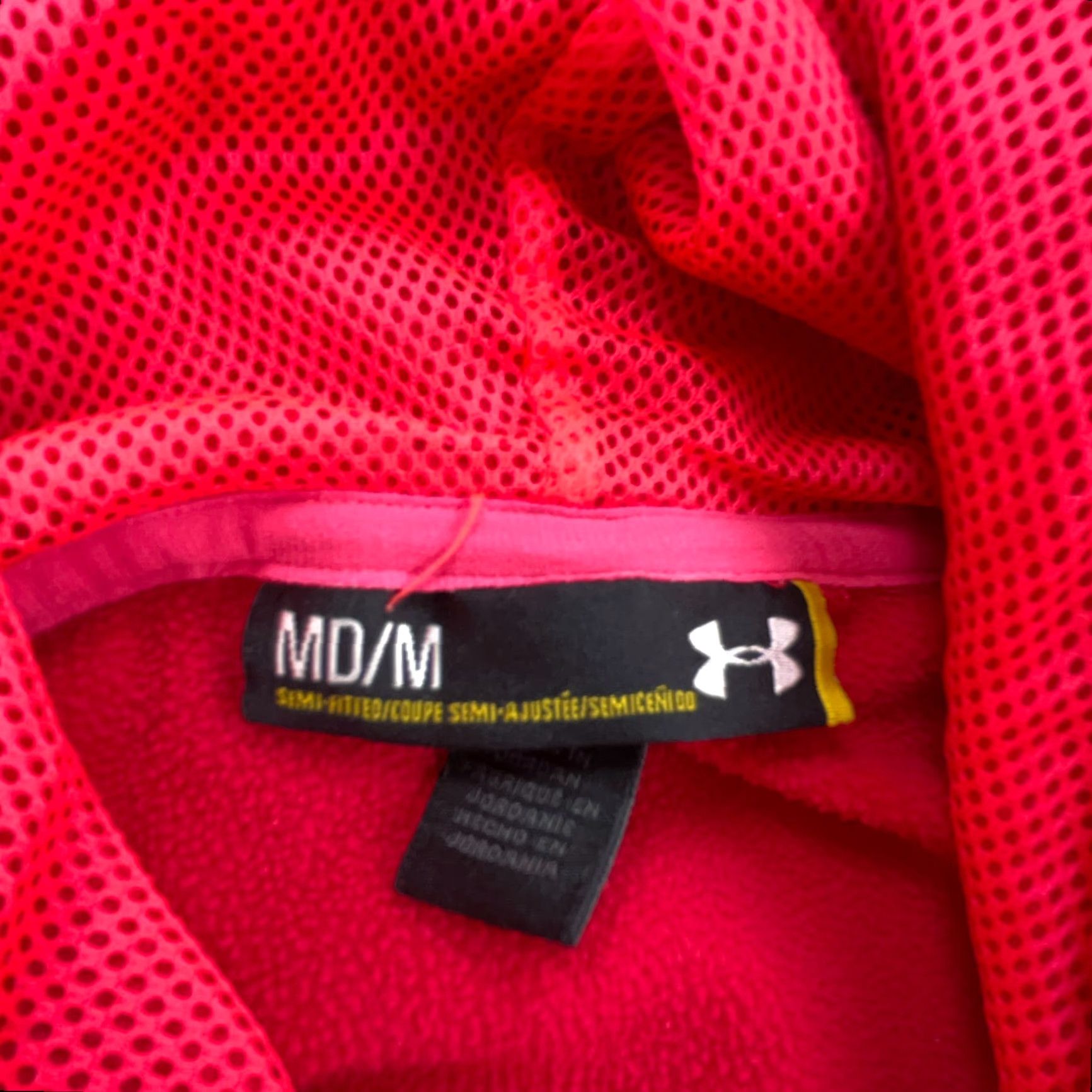 Under Armour Under Armour Hoodie Women M Pink Logo Pullover Sweatshirt Fleece All Seasons Raglan Long Sleeve Relaxed Fit Size M / US 6-8 / IT 42-44 - 5 Thumbnail