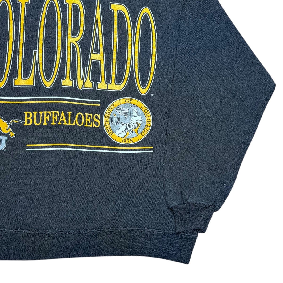 NCAA 1980s NCAA Colorado Buffaloes Spell Out Mascot Sweatshirt Size US L / EU 52-54 / 3 - 17 Thumbnail