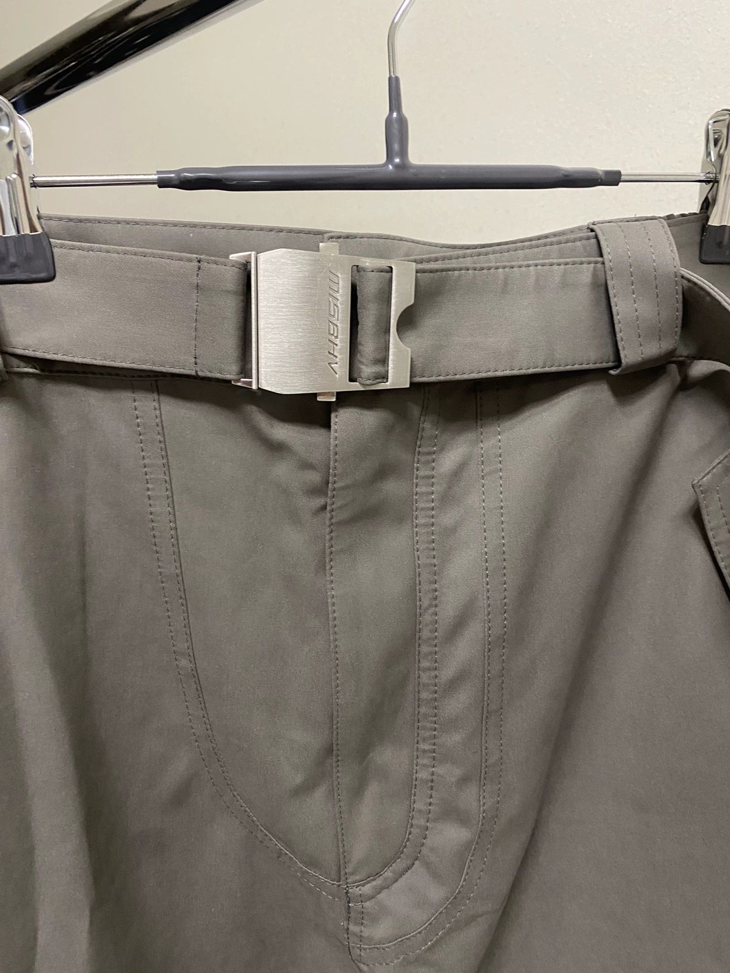 Misbhv Misbhv Suede Ice Silk Workwear Relaxed Cargo Gray M Size US 32 / EU 48 - 2 Thumbnail