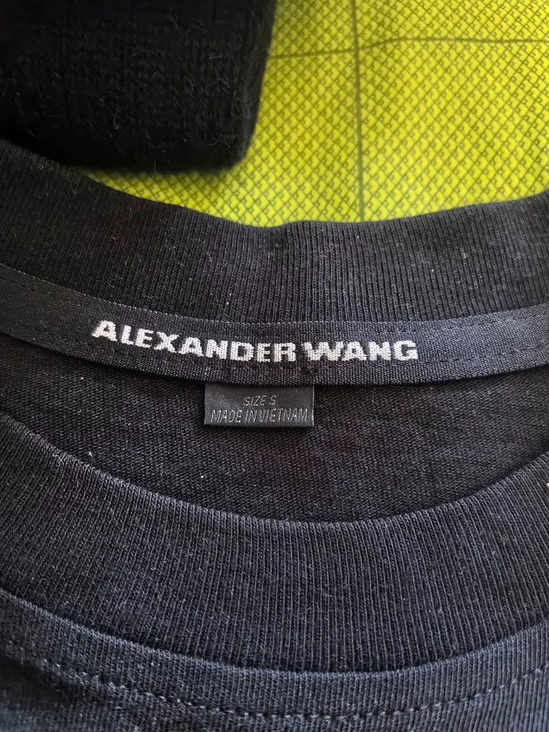 Alexander Wang Alexander Wang Black Short Sleeve T-Shirt- Size M / US 6-8 / IT 42-44 - 3 Thumbnail