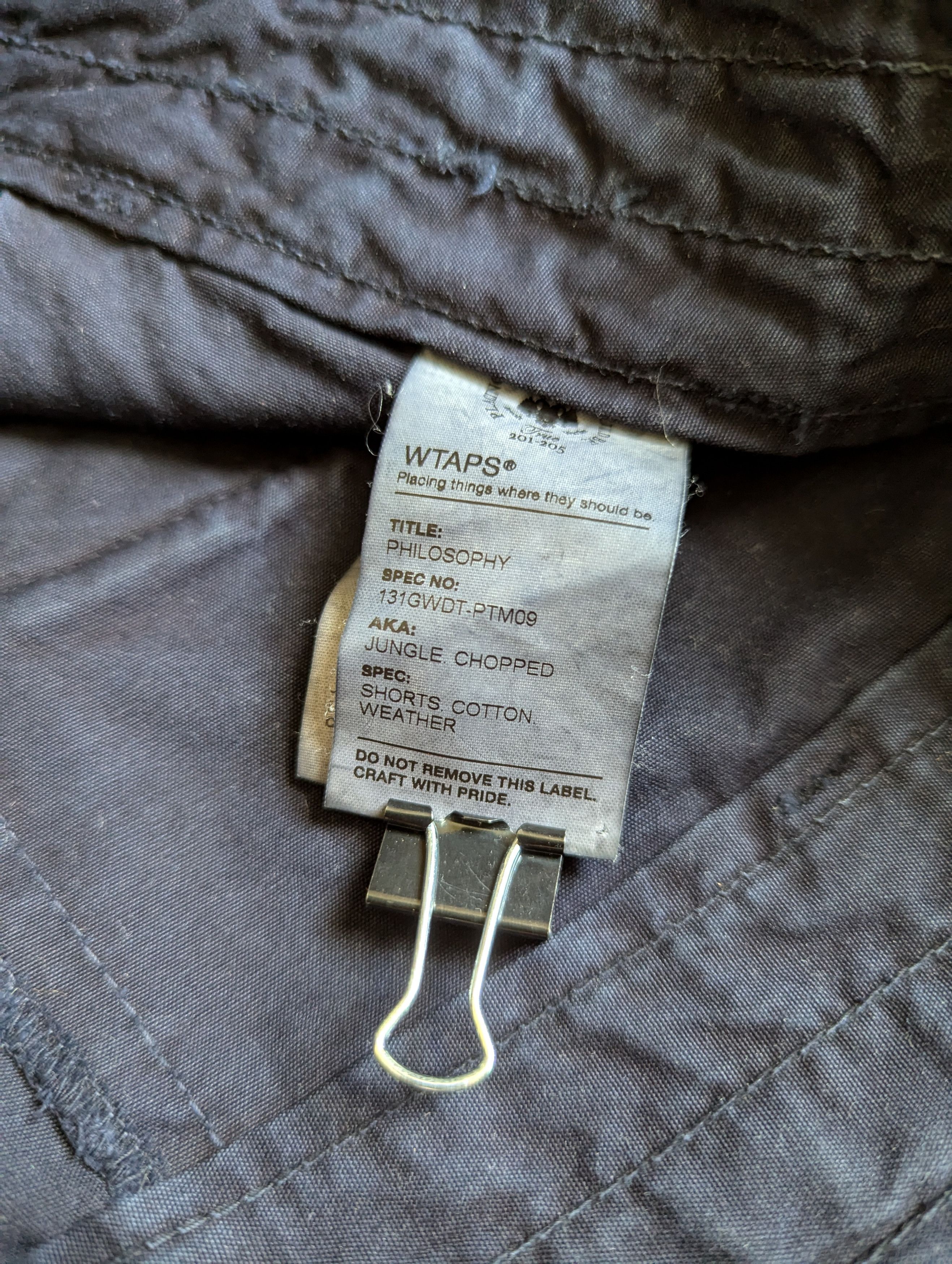 Wtaps Wtaps Jungle Chopped Cargo Shorts Size US 33 - 9 Thumbnail