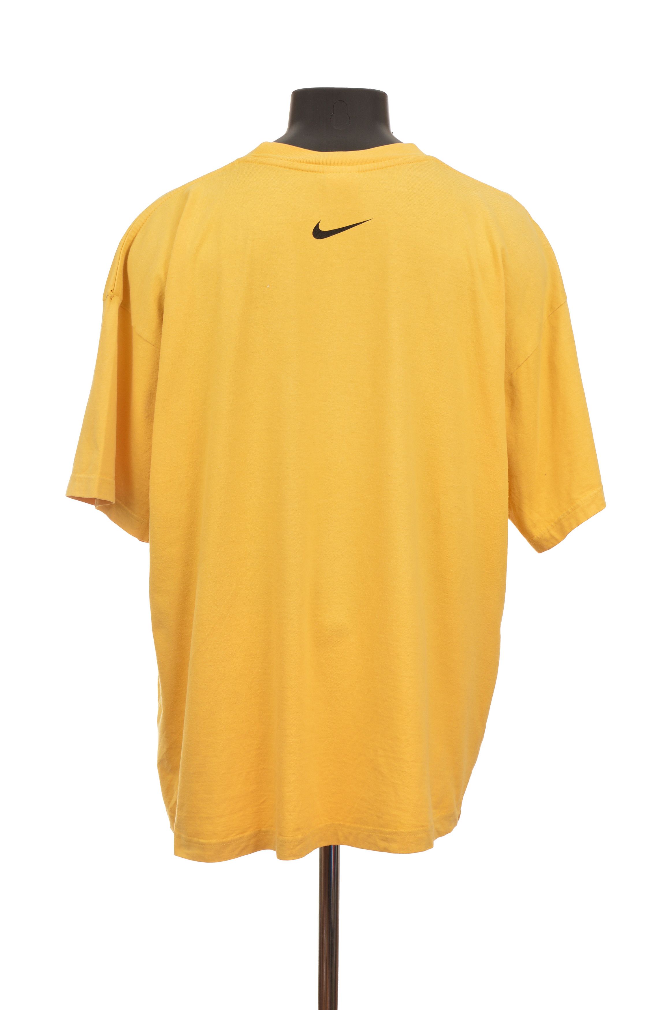 Nike Nike Challenge Court Vintage Yellow Big Logo T-Shirt Size US XL / EU 56 / 4 - 6 Thumbnail