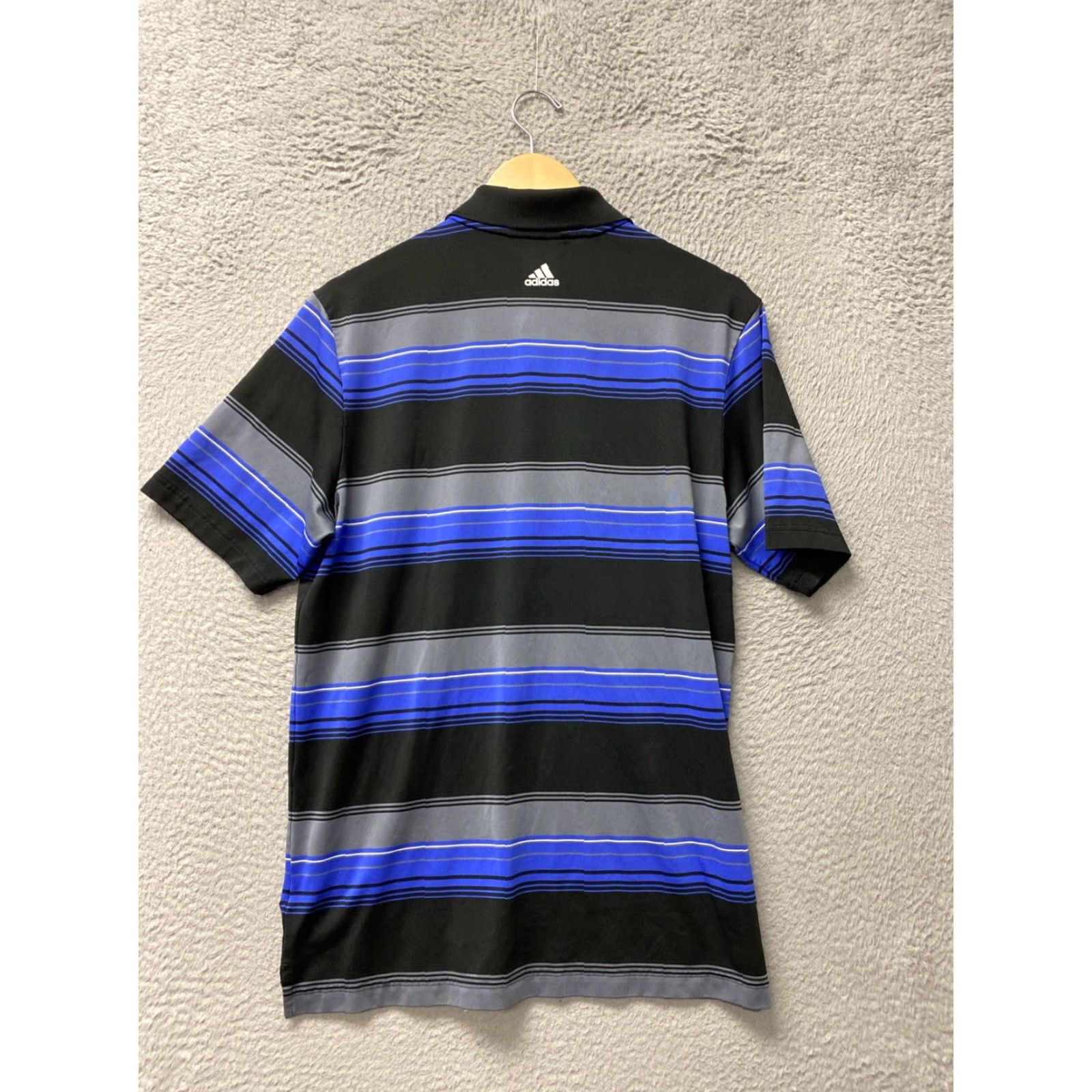 Adidas Adidas Golf Polo Shirt Men’s M Performance Black Gray Blue /0273 Size US M / EU 48-50 / 2 - 7 Thumbnail