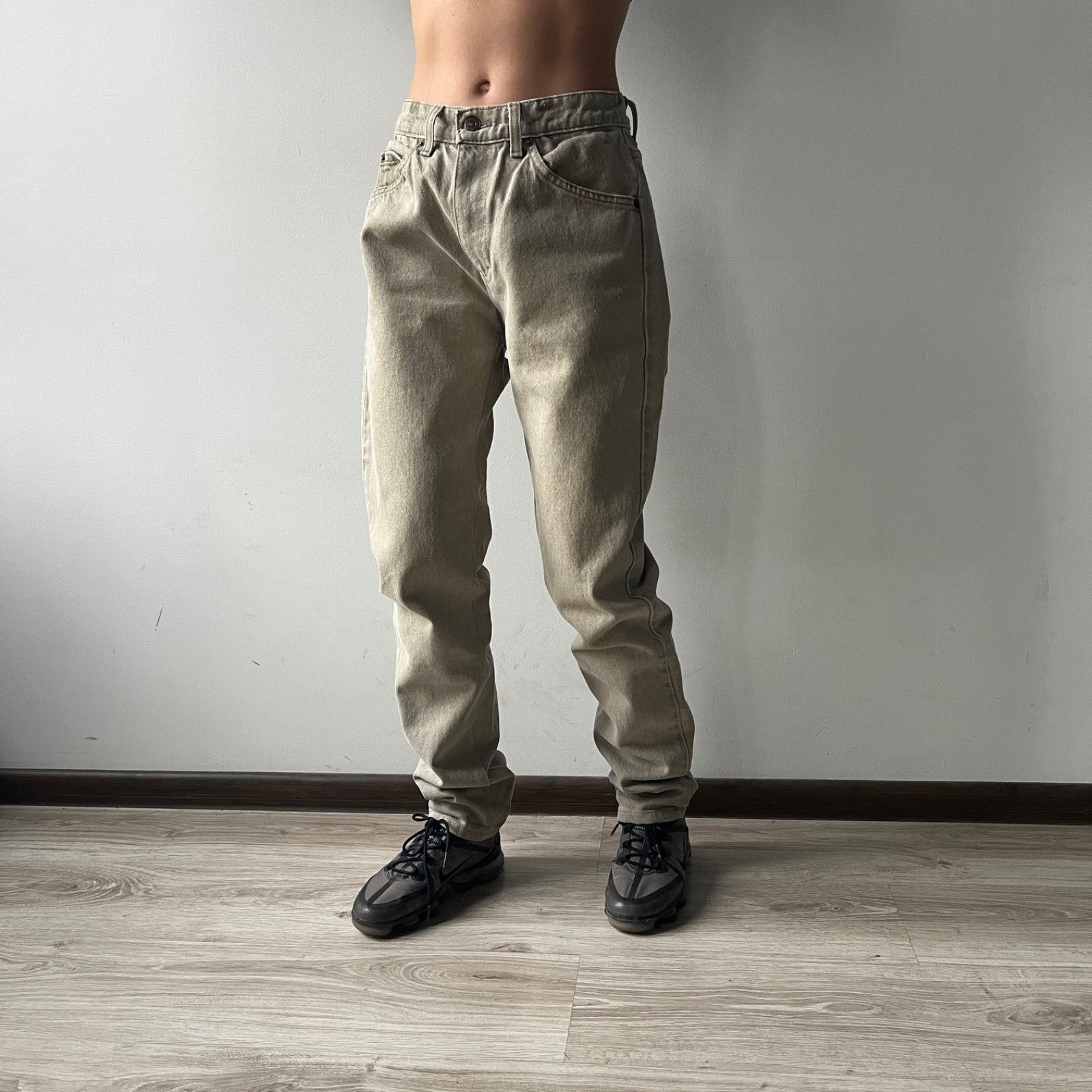 Levi's Levi’s 550 Vintage USA Made Custom Beige Khaki Jeans 9611AC Size 28" / US 6 / IT 42 - 11 Thumbnail