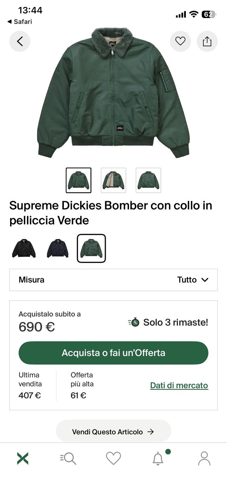 Supreme Supreme Dickies bomber jacket Size US L / EU 52-54 / 3 - 17 Thumbnail