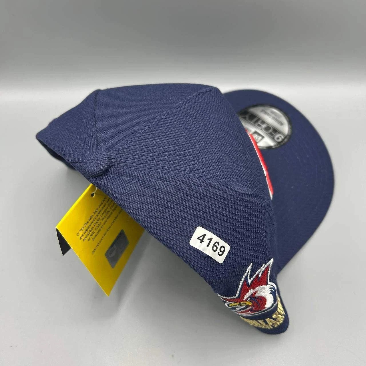 New Era Sydney Roosters NRL Hat Men Navy Embroidered NBA Strap Back Size ONE SIZE - 9 Thumbnail