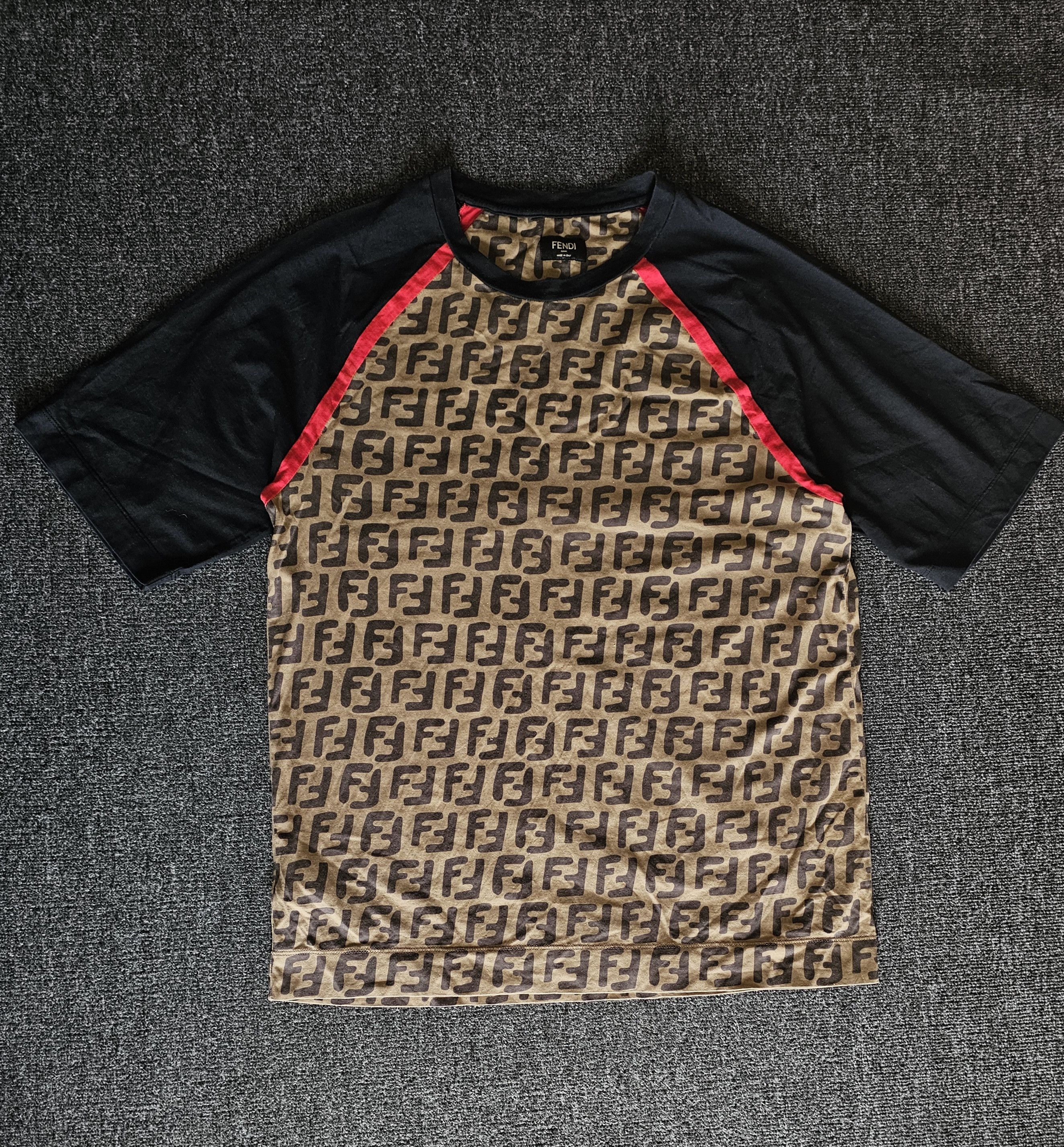 Fendi FENDI Men's FF Oversize T-Shirt Size S Size US S / EU 44-46 / 1 - 1 Thumbnail