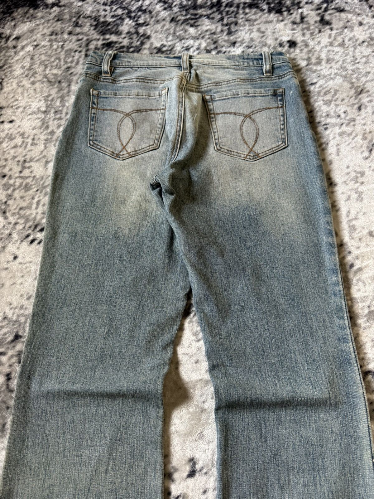 Japanese Brand Tornado Mart Embroidery Tribal Style Flare Japanese Denim Size 27" / US 4 / IT 40 - 10 Thumbnail