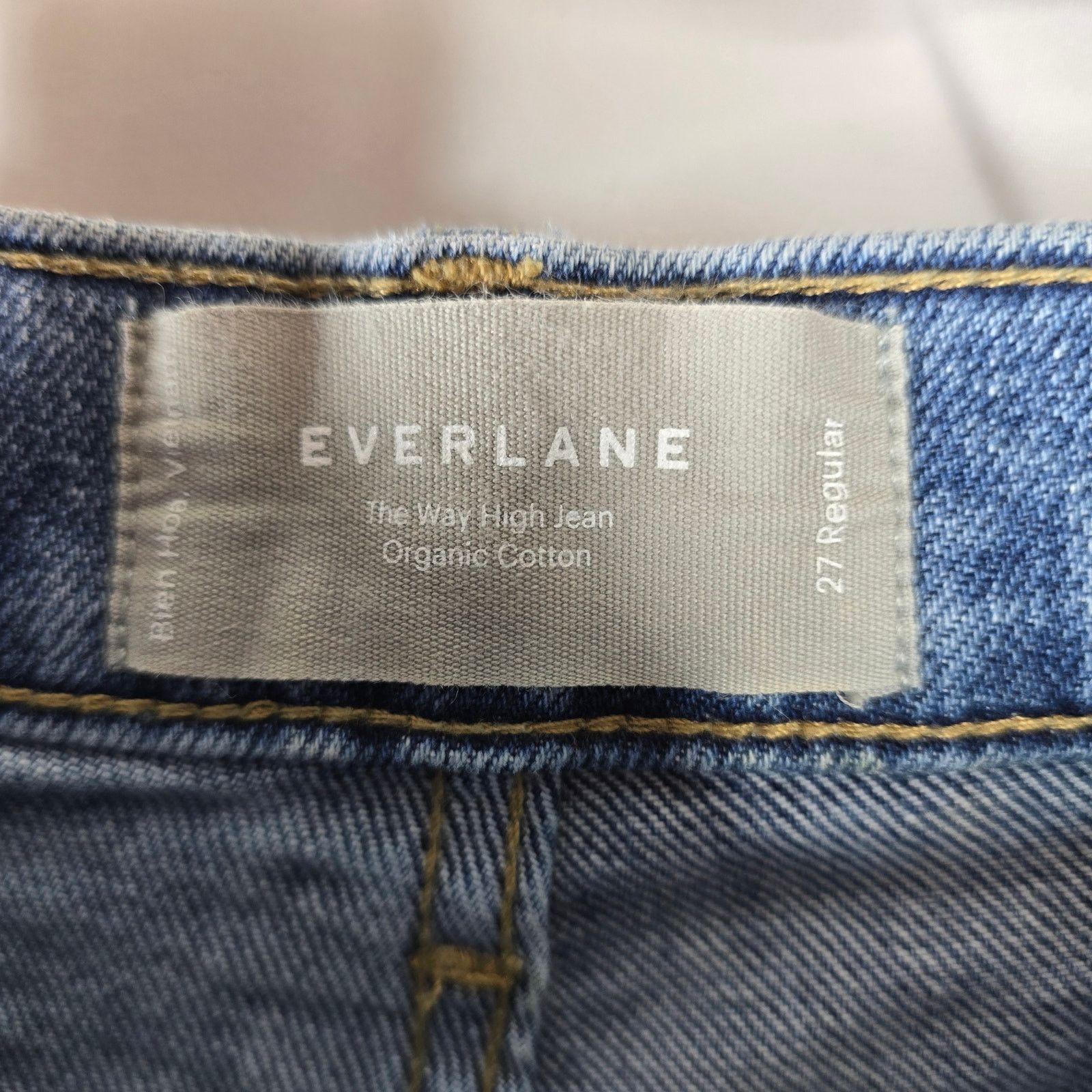 Everlane Everlane The Way High Jean Organic Cotton Blue Jeans Size 27 Size 27" / US 4 / IT 40 - 2 Thumbnail