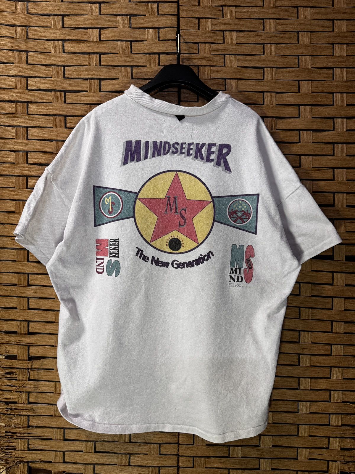Japanese Brand × Mindseeker Vintage Mindseeker Heavy Cotton Tshirt Size US XL / EU 56 / 4 - 1 Thumbnail