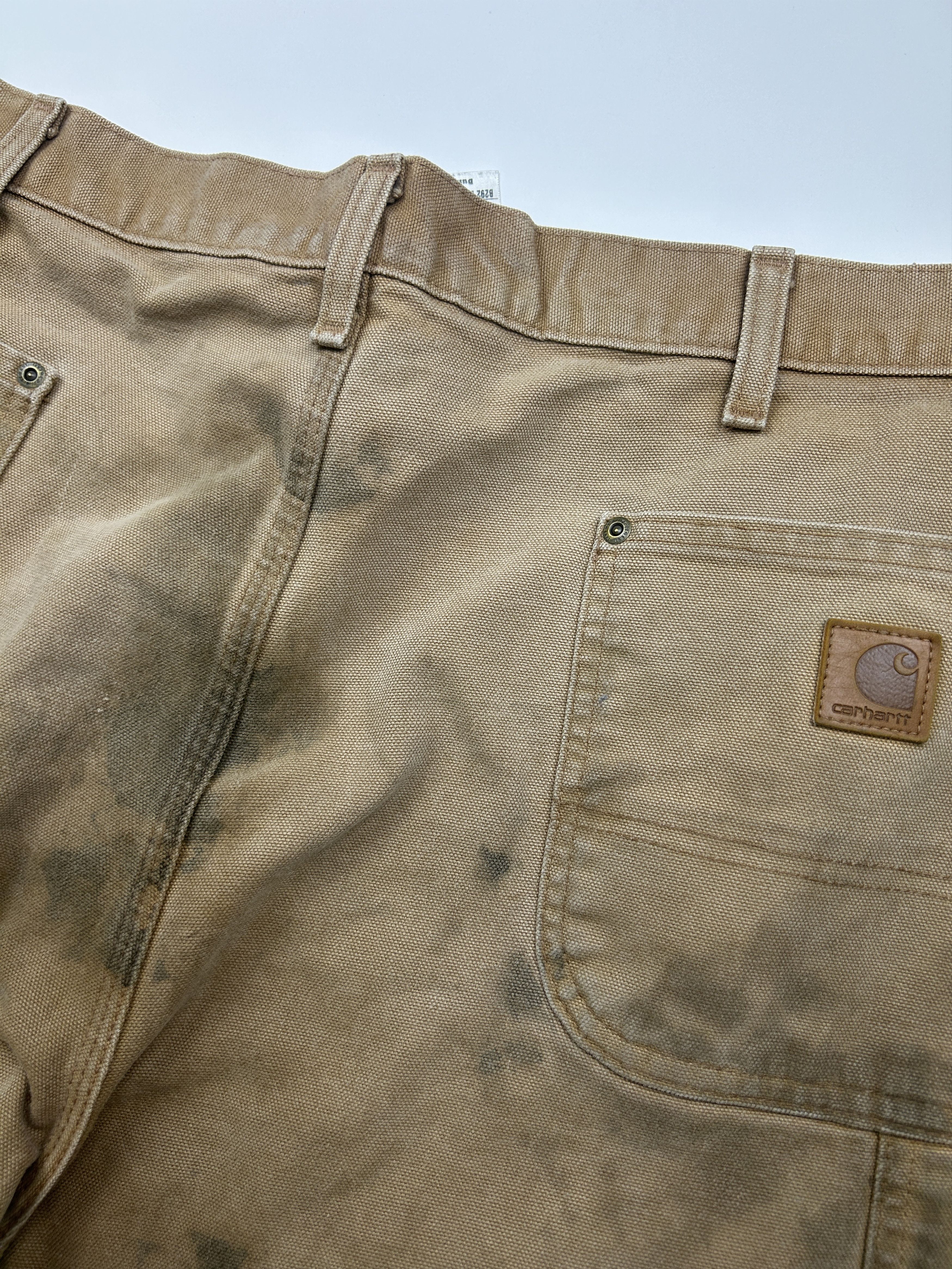 Carhartt Carhartt Canvas Double Knee Dungaree Pants 40 Beige B292 Size US 40 / EU 56 - 7 Thumbnail
