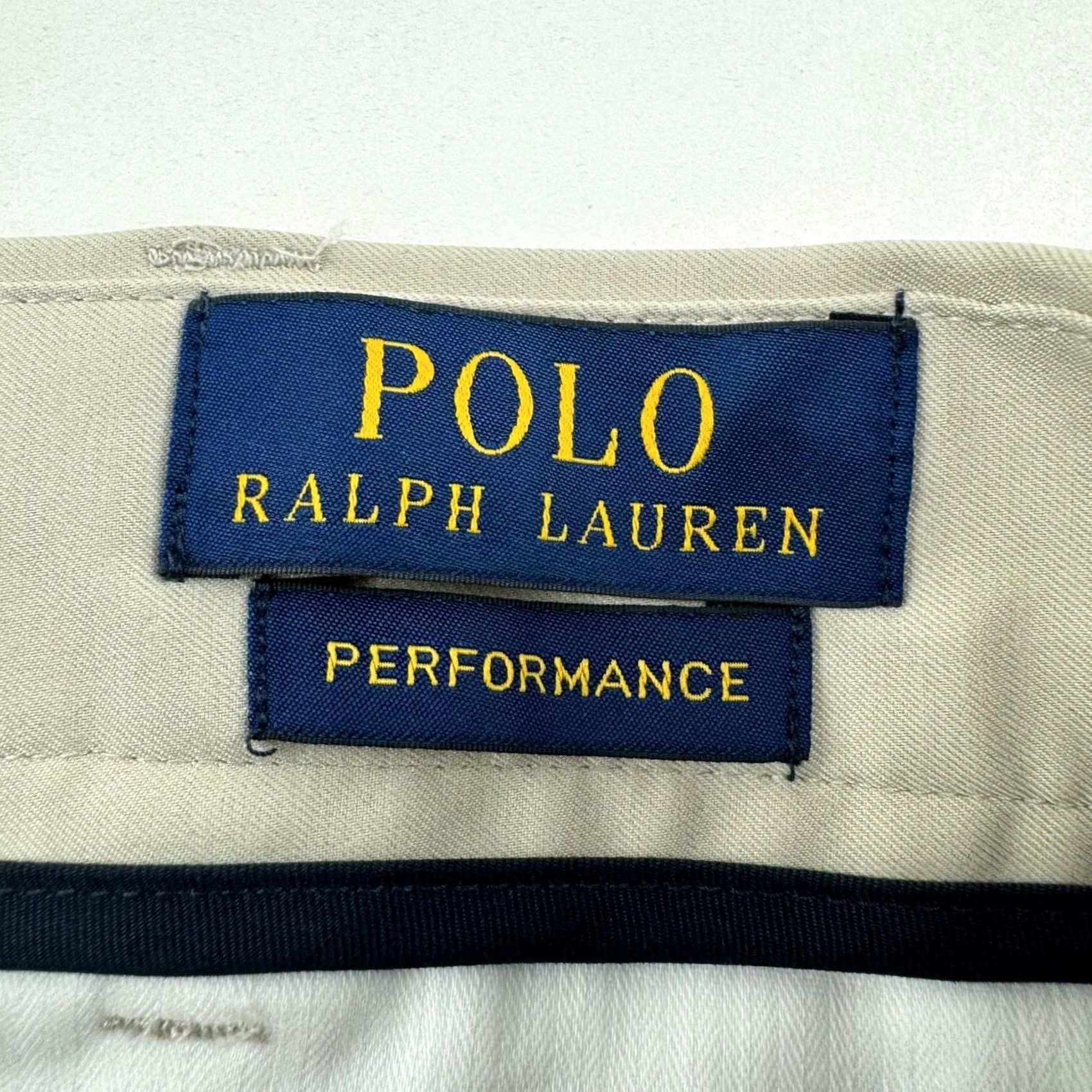 Polo Ralph Lauren Polo Ralph Lauren Tan Performance Flat Front Polyester Elastane Pants Size 34X32 Mens Size US S / EU 44-46 / 1 - 2 Thumbnail