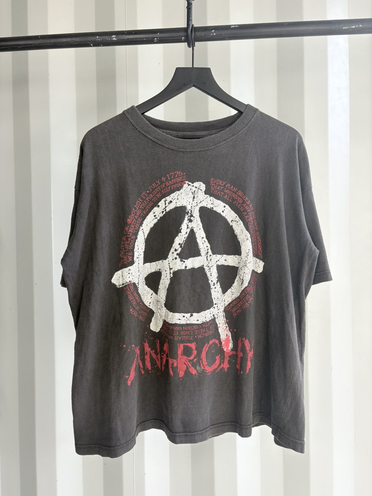 Band Tees Mosquitohead Anarchy Faded Distressed Thrashed ERD Grunge Size US XL / EU 56 / 4 - 1 Thumbnail