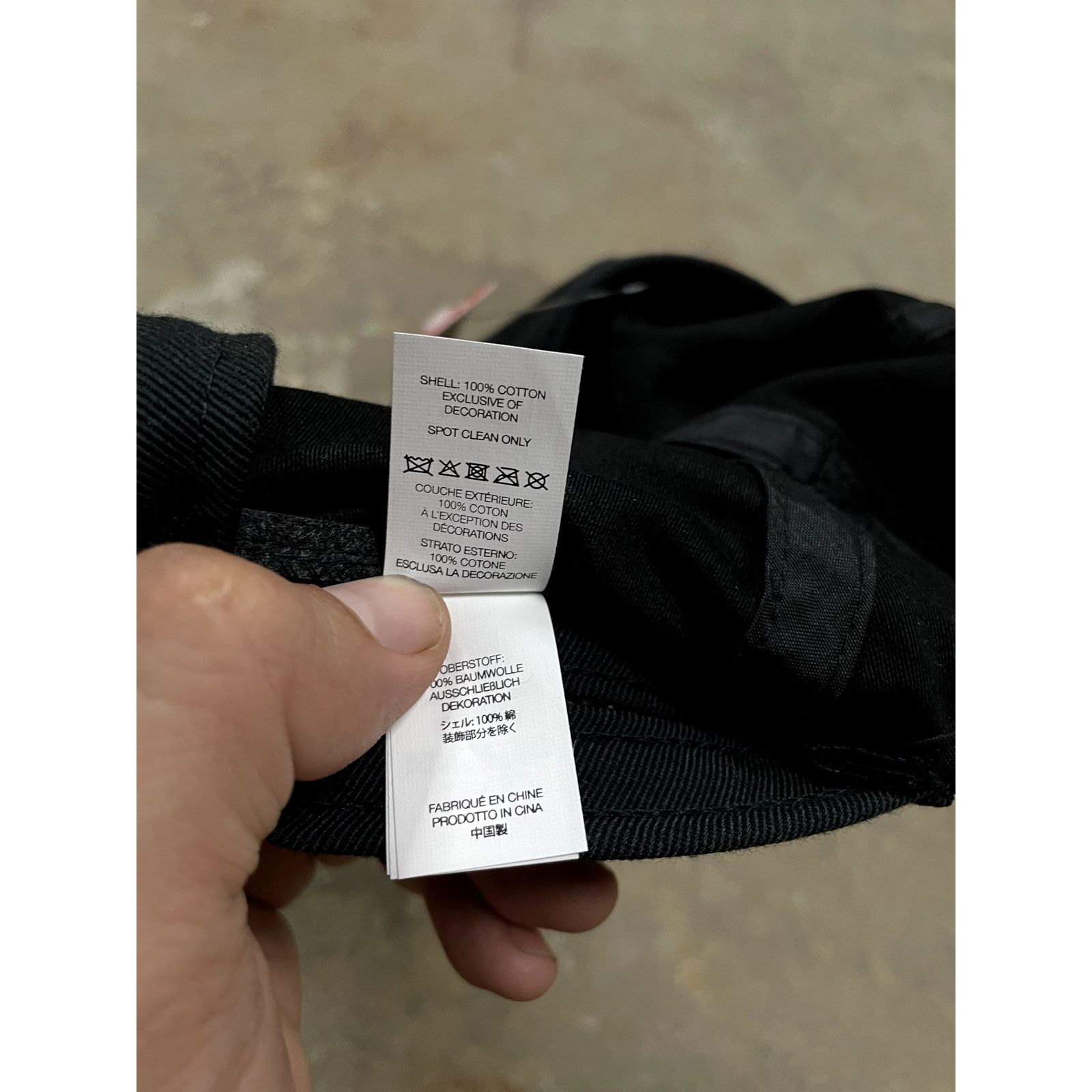Supreme Supreme Arabic Logo Cap Black New OS With Tags Size ONE SIZE - 4 Thumbnail