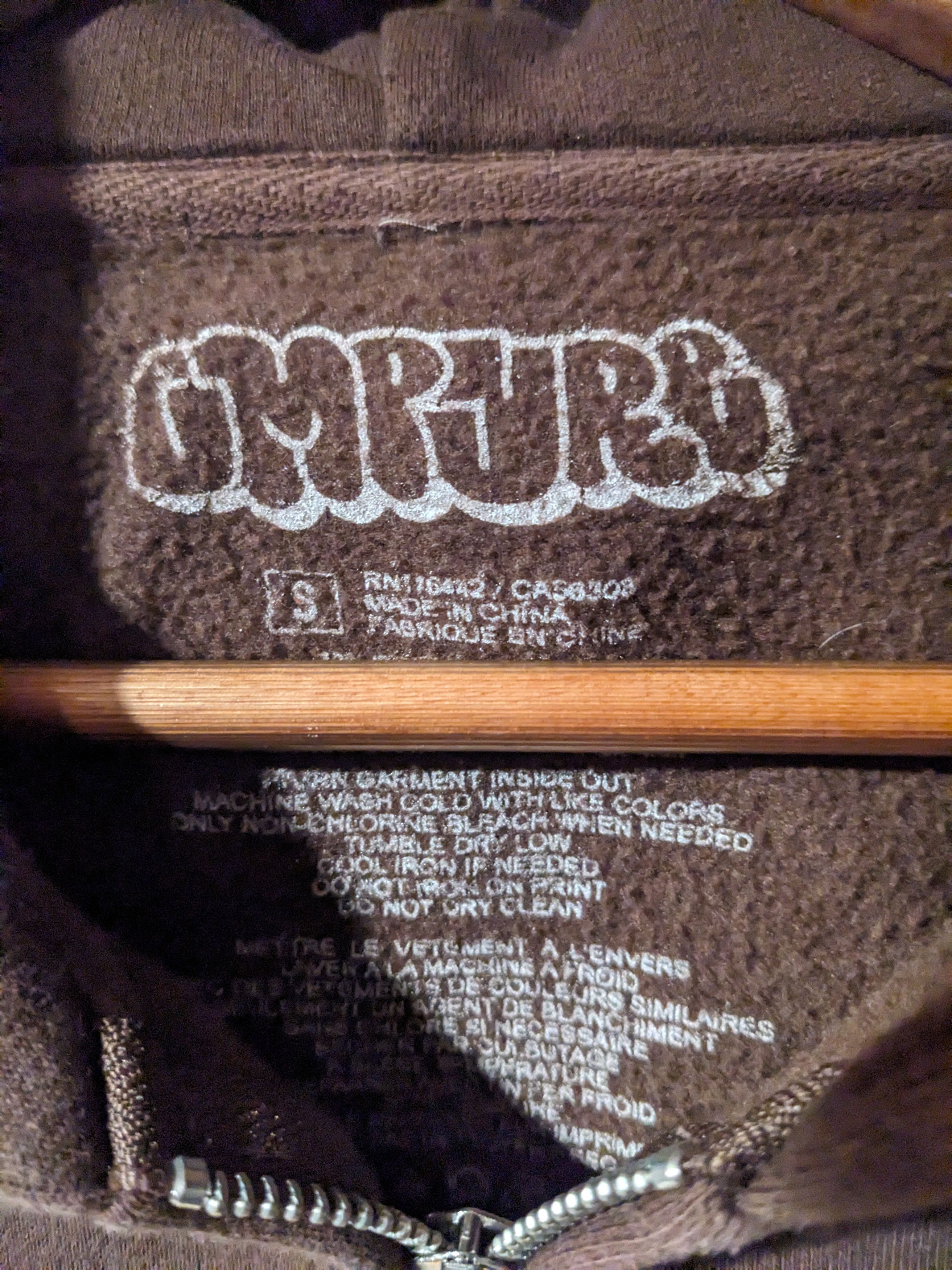 Empyre × Zumiez Empyre Blank Essential Brown Small Full Zip Hoodie Size US S / EU 44-46 / 1 - 3 Thumbnail