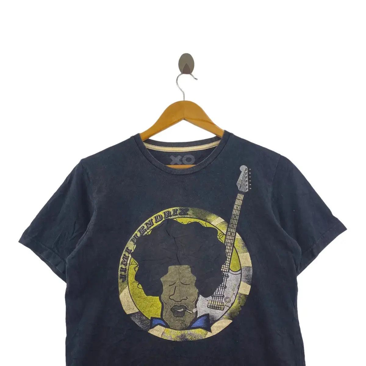 Jimi Hendrix JIMI HENDRIX HOMAGE Cartoon Rock & Roll Legend Tee Shirt Top Size S / US 4 / IT 40 - 2 Thumbnail