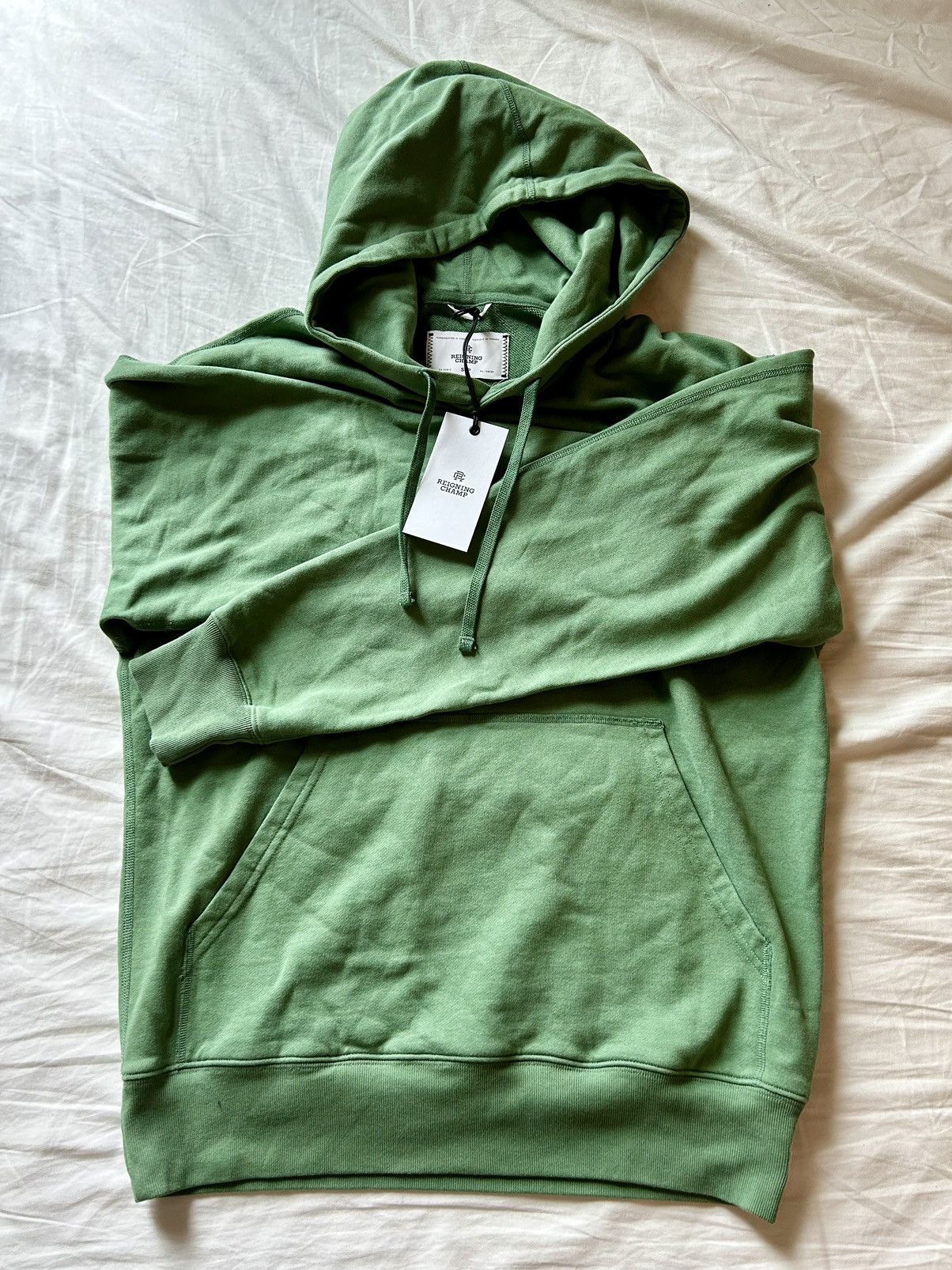 Reigning Champ Reigning Champ Lightweight Terry Classic Hoodie Jade Green Size US S / EU 44-46 / 1 - 1 Thumbnail