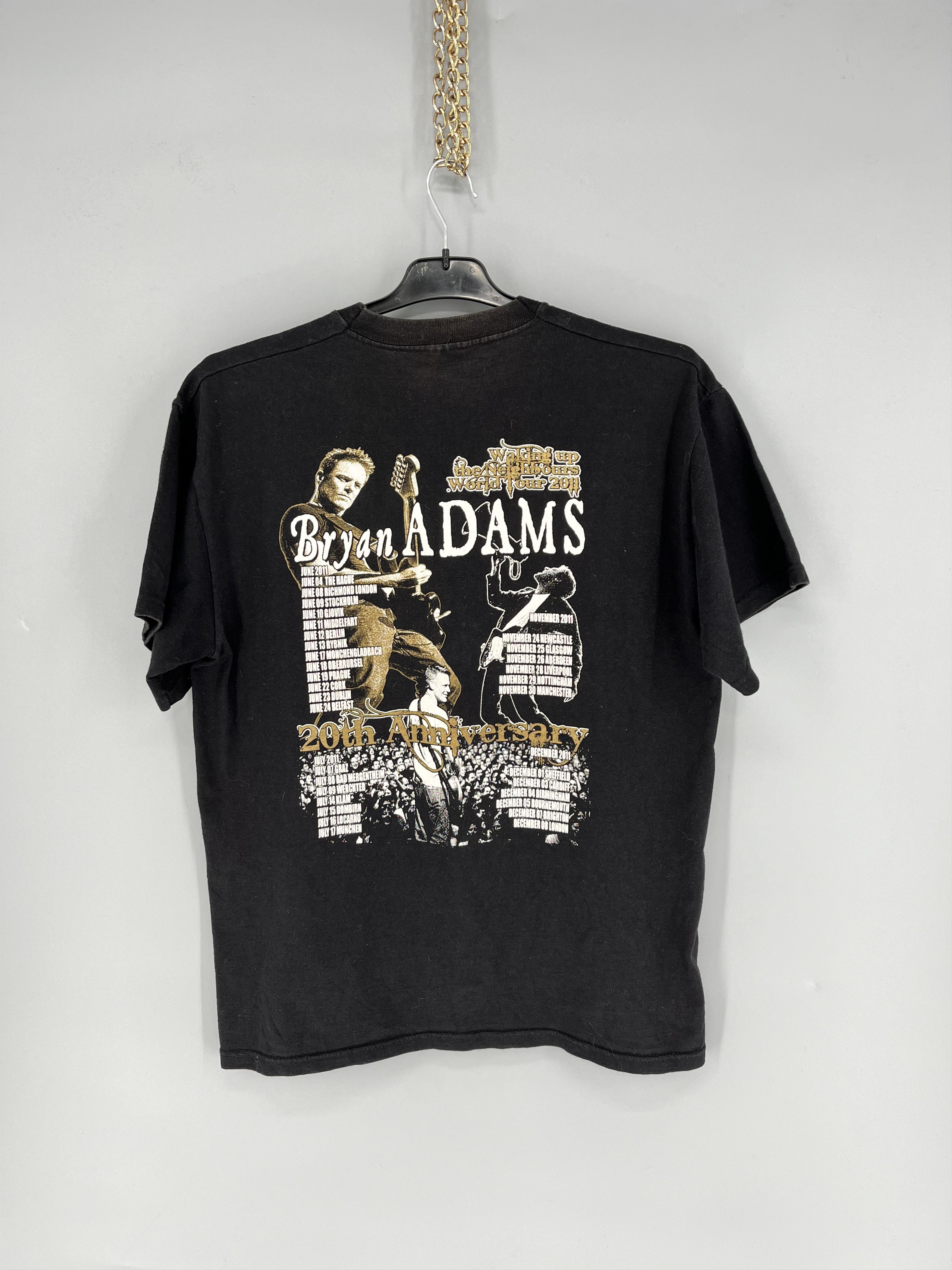 Band Tees × Vintage Bryan Adams World Tour 2011 Vintage Rock Band Tour Tee Size US L / EU 52-54 / 3 - 7 Thumbnail