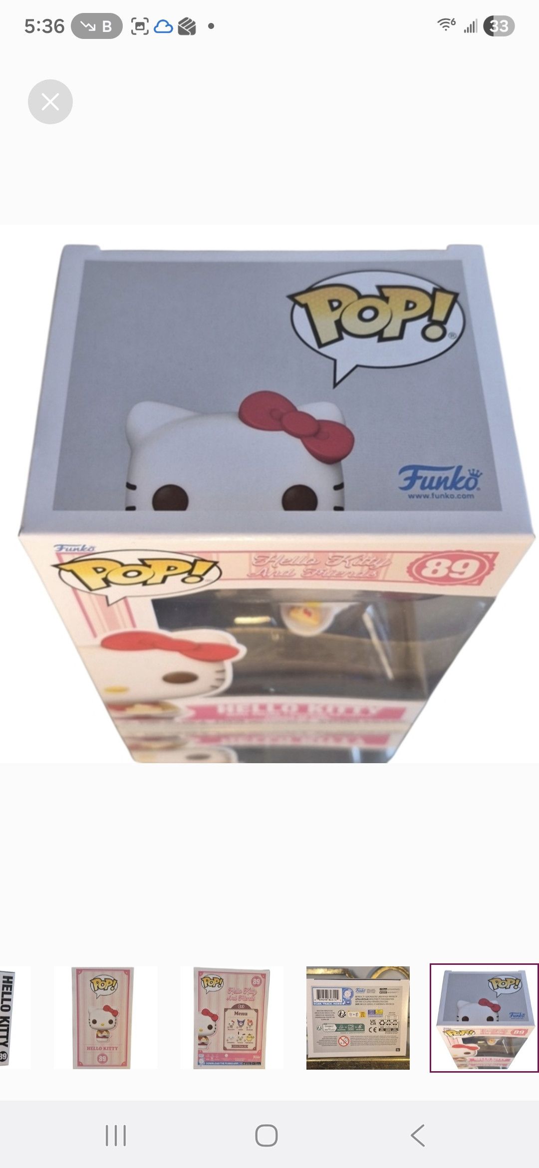 Other Funko × Hello Kitty & Friends POP Vinyl Figure Size ONE SIZE - 6 Thumbnail