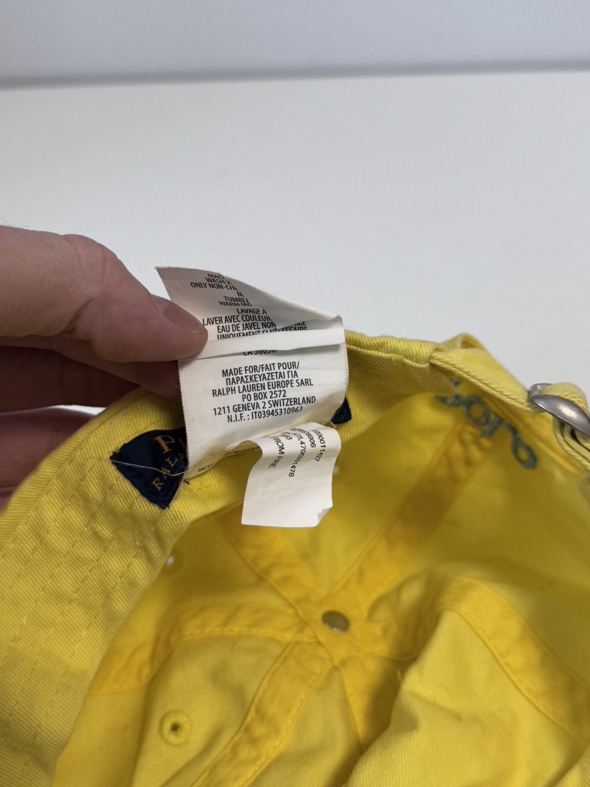 Vintage Polo Ralph Lauren Vintage Cap Yellow Y2K style Size ONE SIZE - 10 Thumbnail