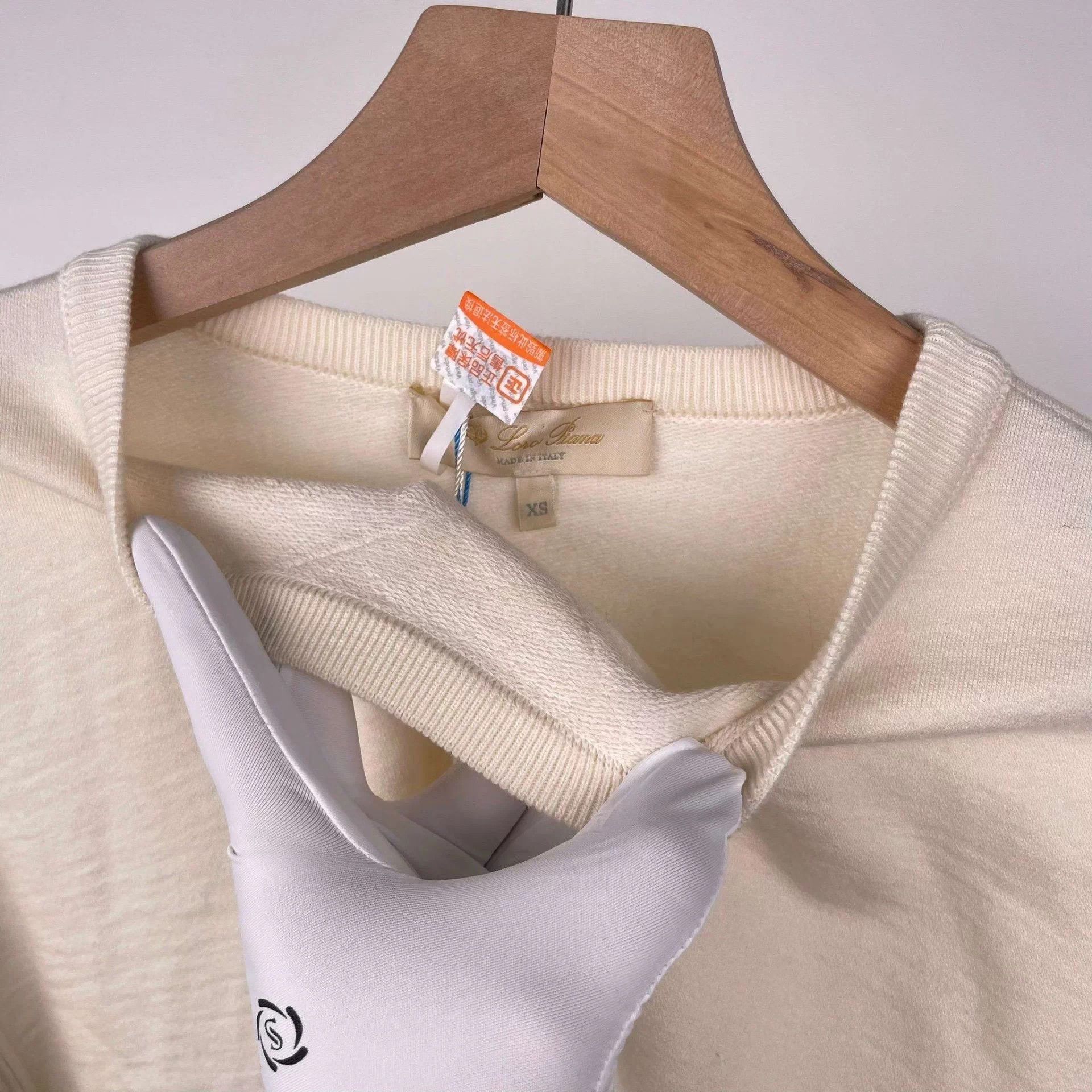 Loro Piana lp cashmere blend knit sweater XS white Size XS / US 0-2 / IT 36-38 - 7 Thumbnail