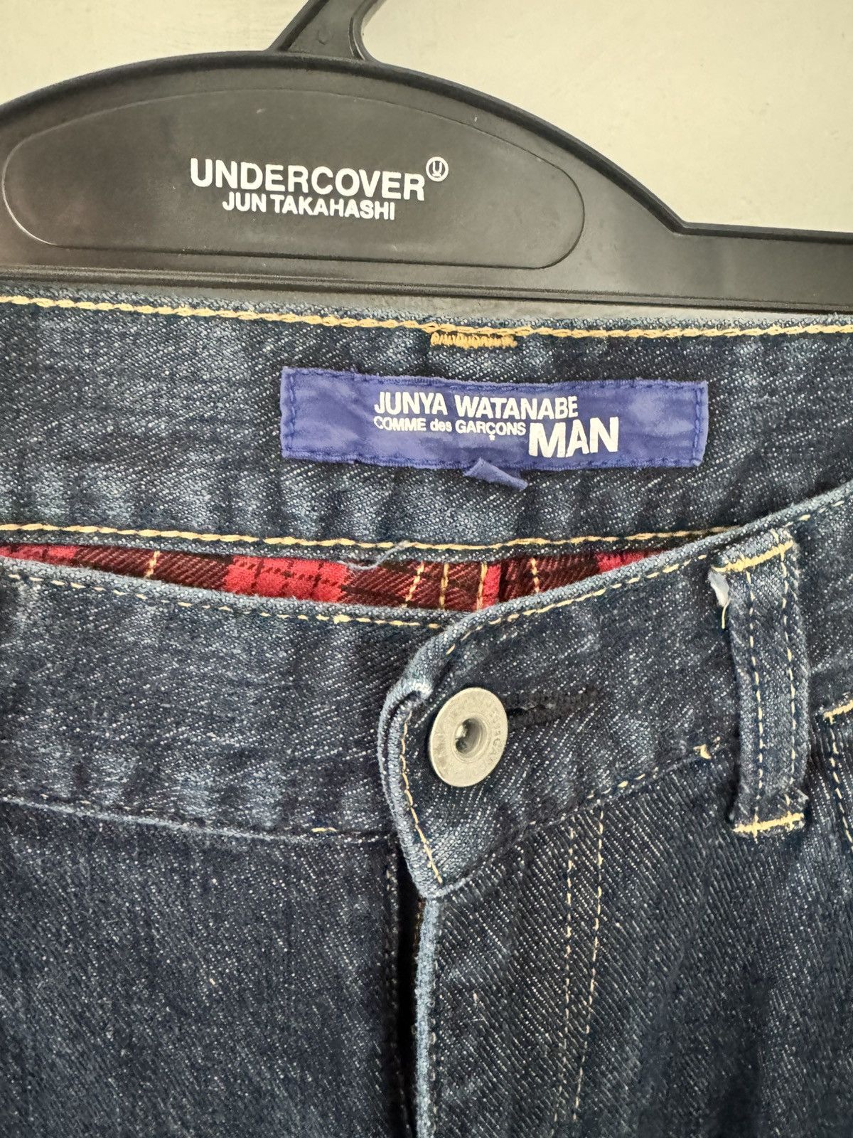 Junya Watanabe Junya Wantanabe Cropped Jeans Size US 33 - 3 Thumbnail