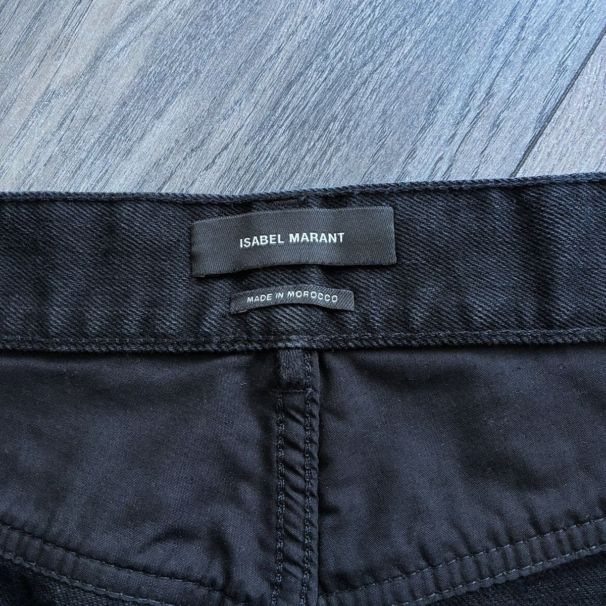 Isabel Marant Isabel Marant Washed Black High Waisted Slim Jeans Size 29" - 5 Thumbnail
