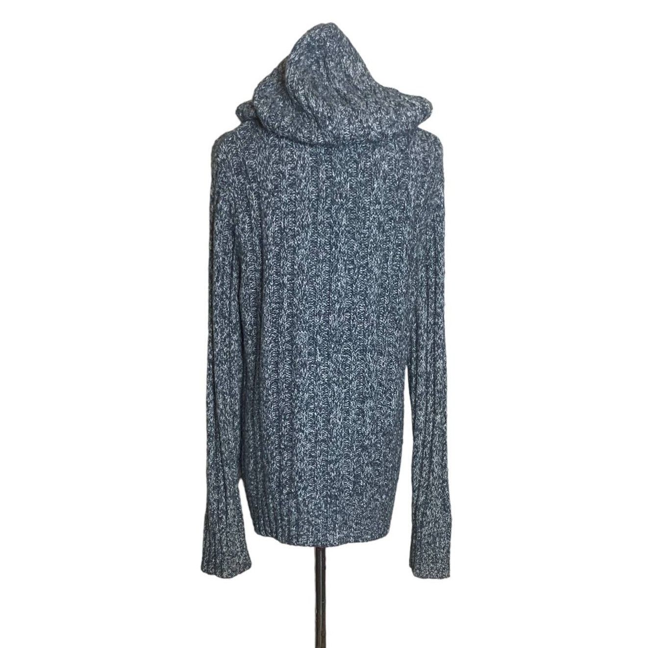 Sonoma Sonoma heathered blue hoodie sweater jacket size XL Size XL / US 12-14 / IT 48-50 - 2 Thumbnail