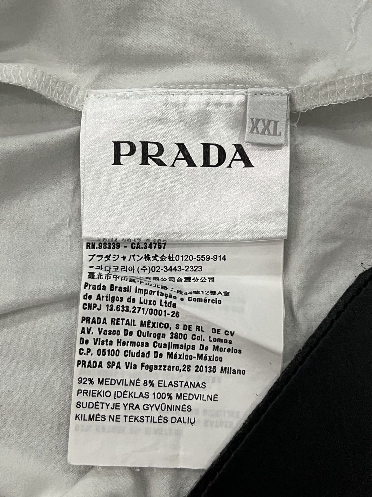 Prada Prada Colorblock Panel Structured Polo Shirt Size US XXL / EU 58 / 5 - 10 Thumbnail