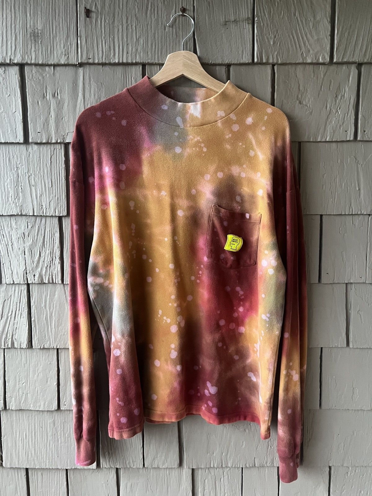 Brain Dead Dyed Pique Mock Neck Longsleeve (M)