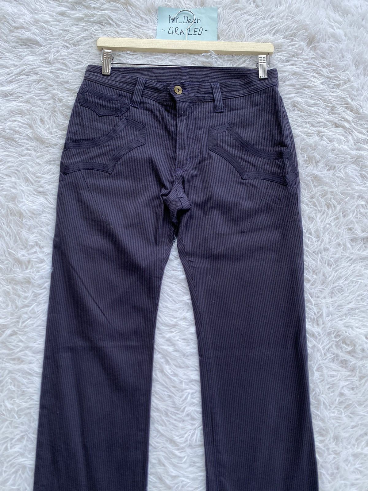 Number (N)ine Rare Vintage Number Nine Stripes Pants Size US 31 - 6 Thumbnail