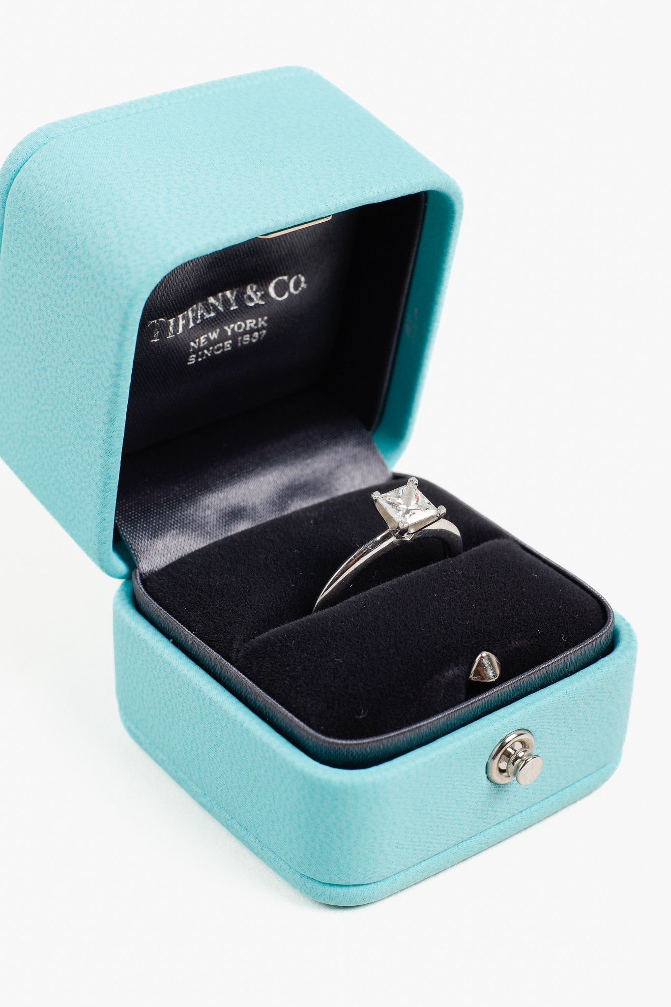 Tiffany & Co. Tiffany & Co. Platinum & .71 Carat Diamond Solitaire Ring Size ONE SIZE - 1 Thumbnail
